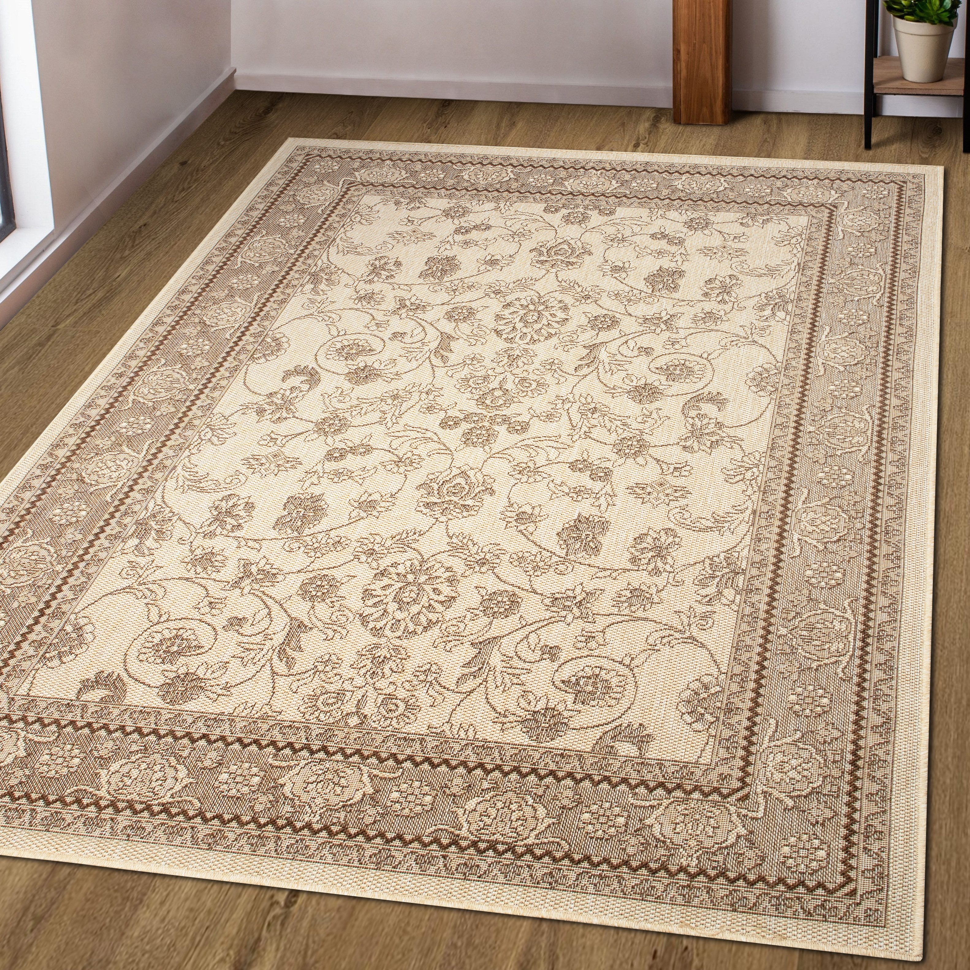 my home Teppich Claren, auch für Balkon und Terrasse, rechteckig, Höhe: 3 m günstig online kaufen