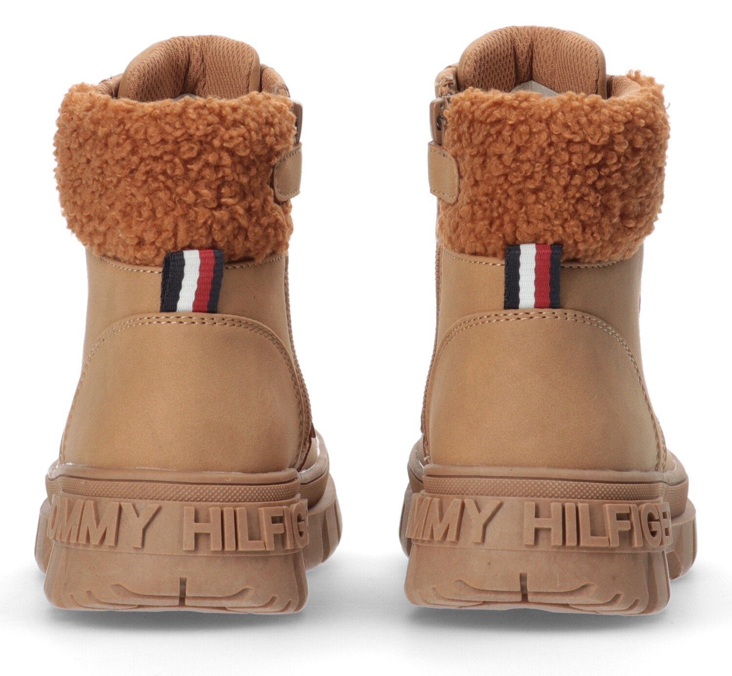 Tommy Hilfiger LACE-UP Boot Schnürboots Sherling-Schaftrand mit modischem