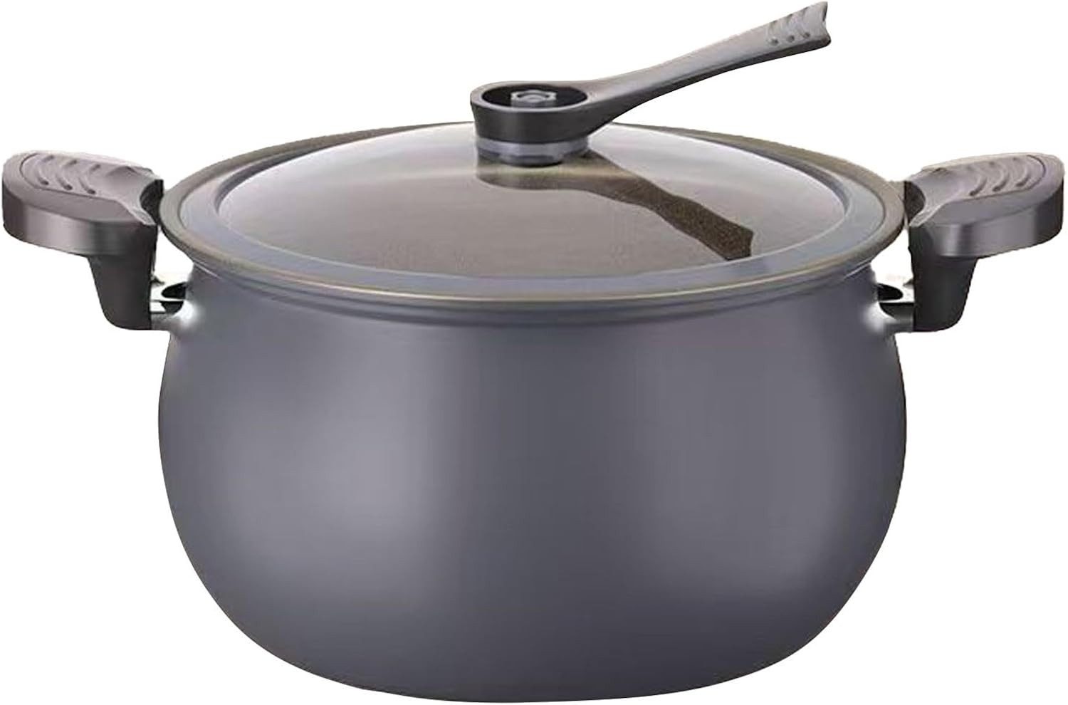 FELIXLEO Einkochtopf Mikrodruck Kochtopf 38x23 cm Grau antihaftbeschichtet schnell, (1-tlg)
