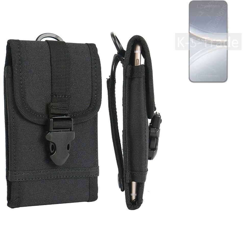 K-S-Trade Handyhülle für POCO F7, Holster Handy Hülle Holster Handytasche Gürtel Tasche Schutz