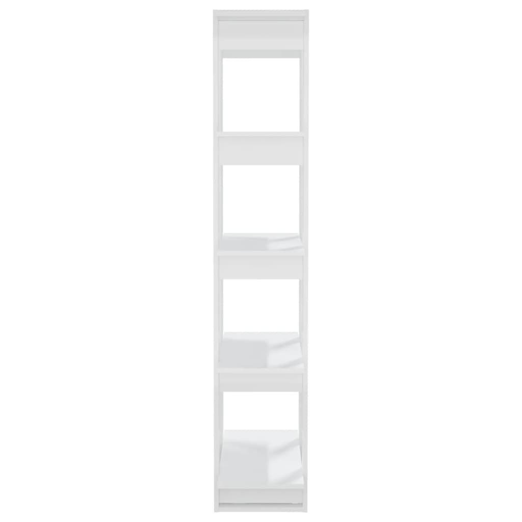 cm, Bücherregal/Raumteiler vidaXL Hochglanz-Weiß Bücherregal 1-tlg. 80x30x160