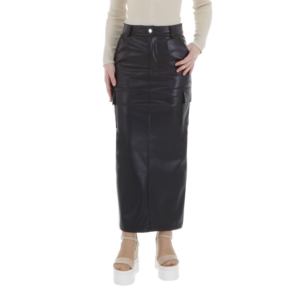 Ital-Design Lederimitatrock Damen Elegant (86365161) Stretch günstig online kaufen