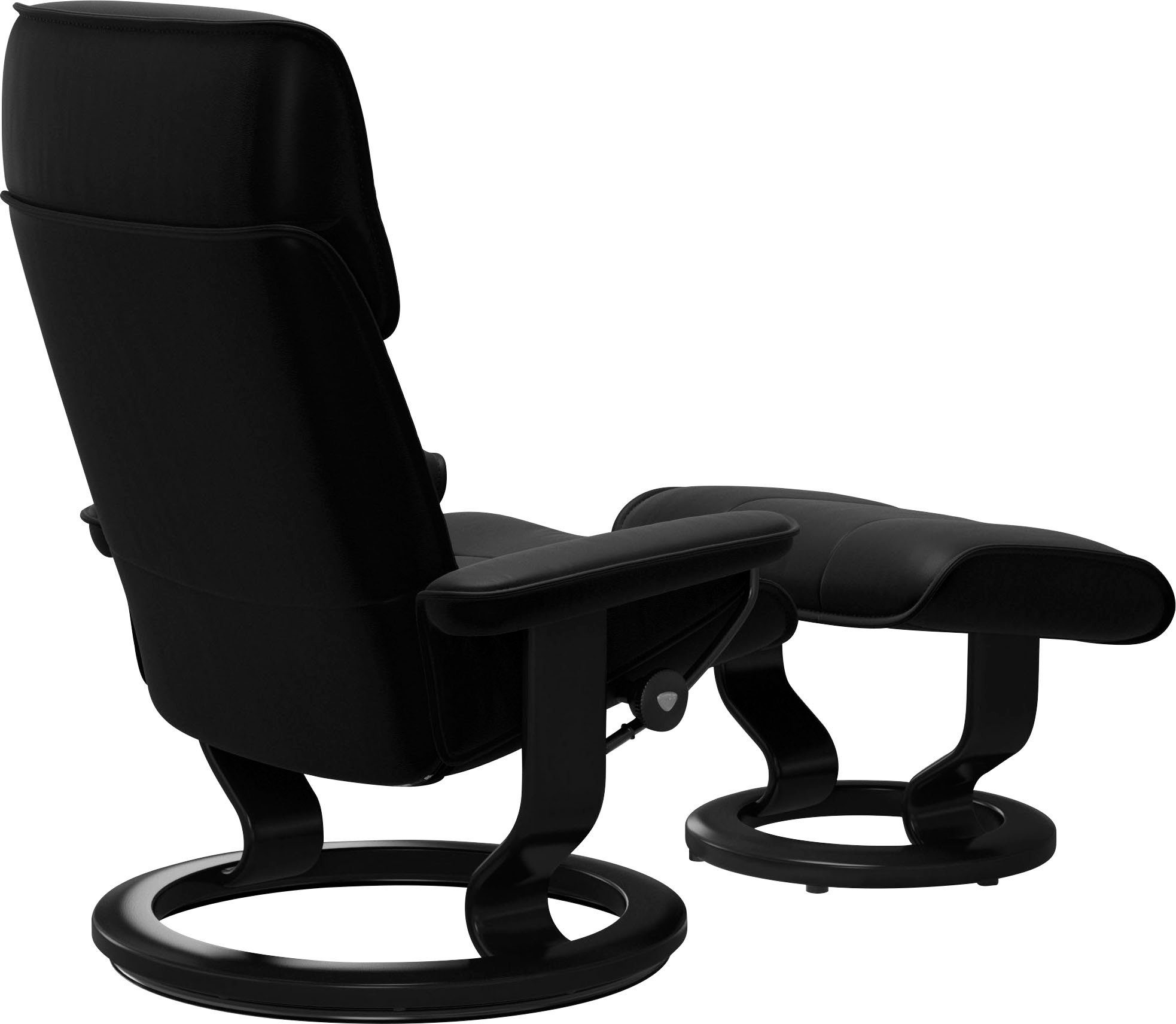 Stressless® Fußhocker Admiral, mit Classic Base, Gestell Schwarz