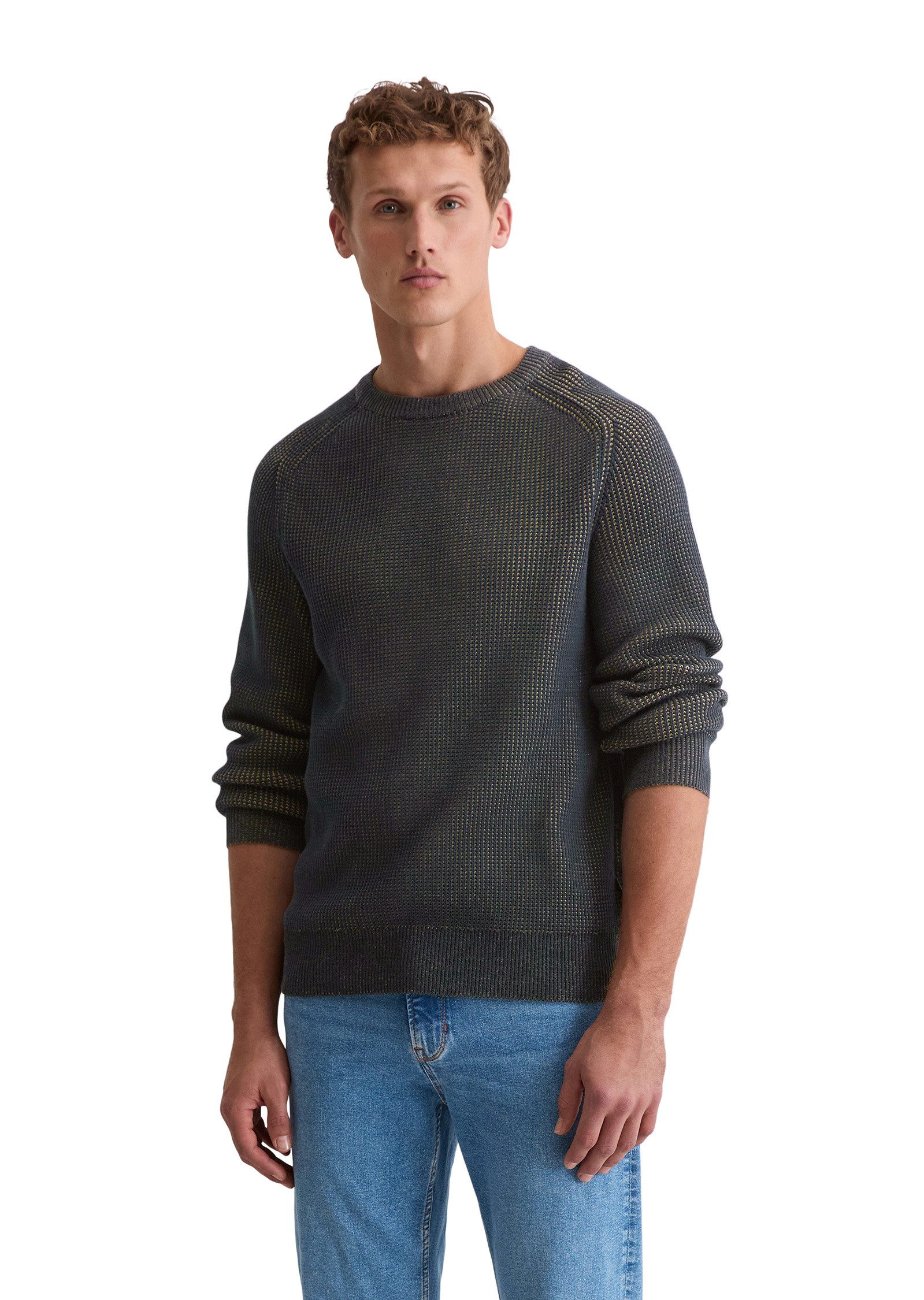 Marc O'Polo Rundhalspullover aus Bio-Baumwolle