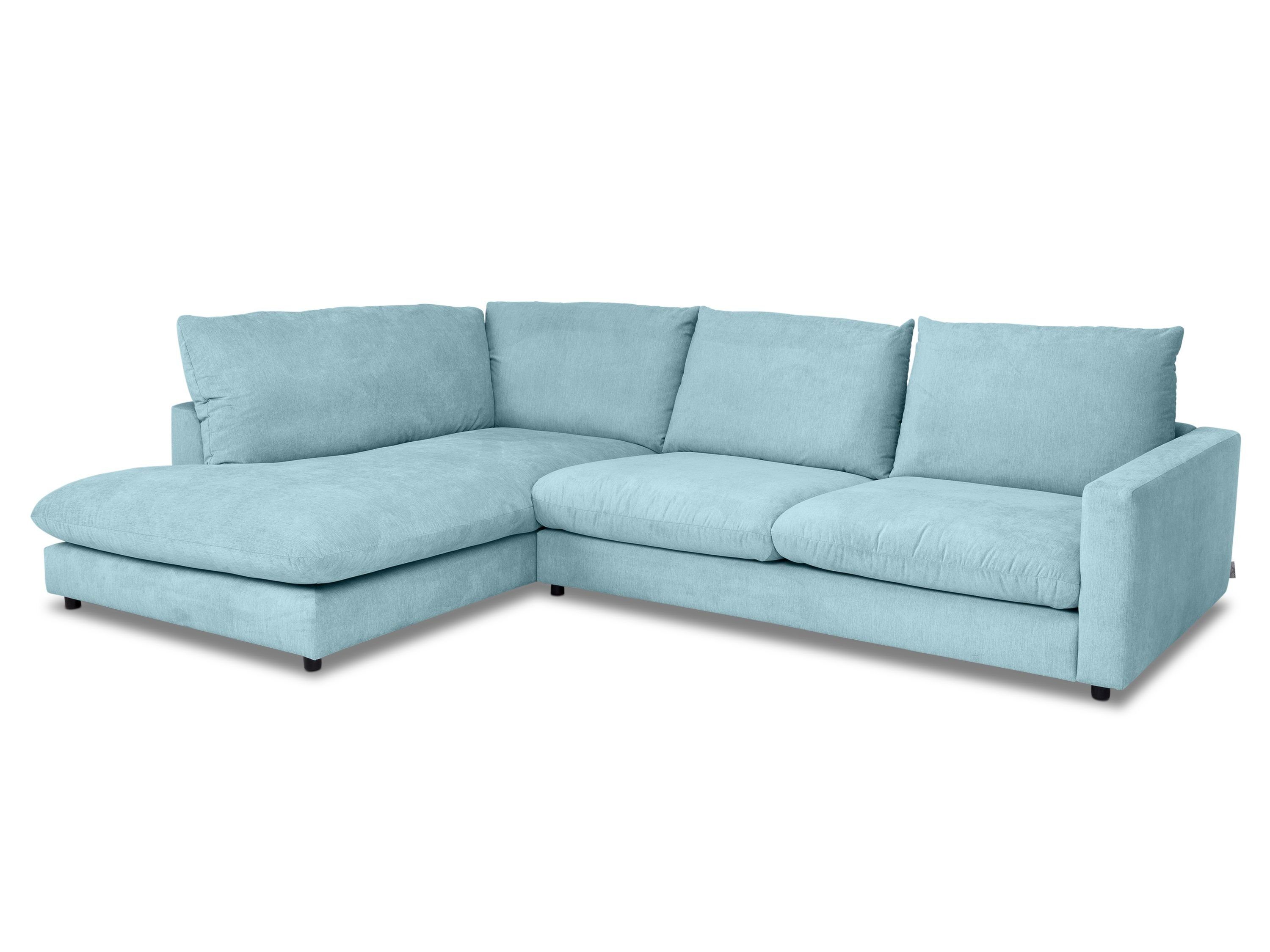 SANSIBAR LIVING Polsterecke Polsterecke SANSIBAR WANGEROOGE BBH 228x321x87 cm silber Ecksofa
