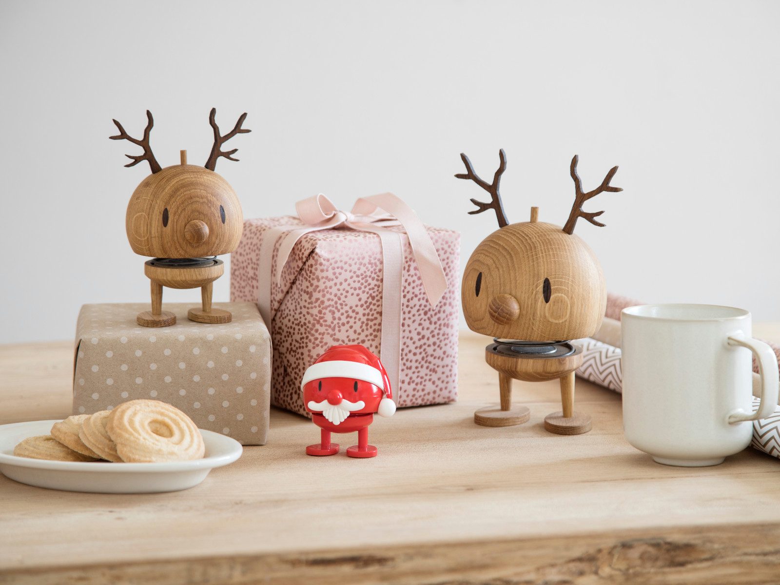 HOPTIMIST Dekofigur Reindeer Bumble S oak 9,5cm