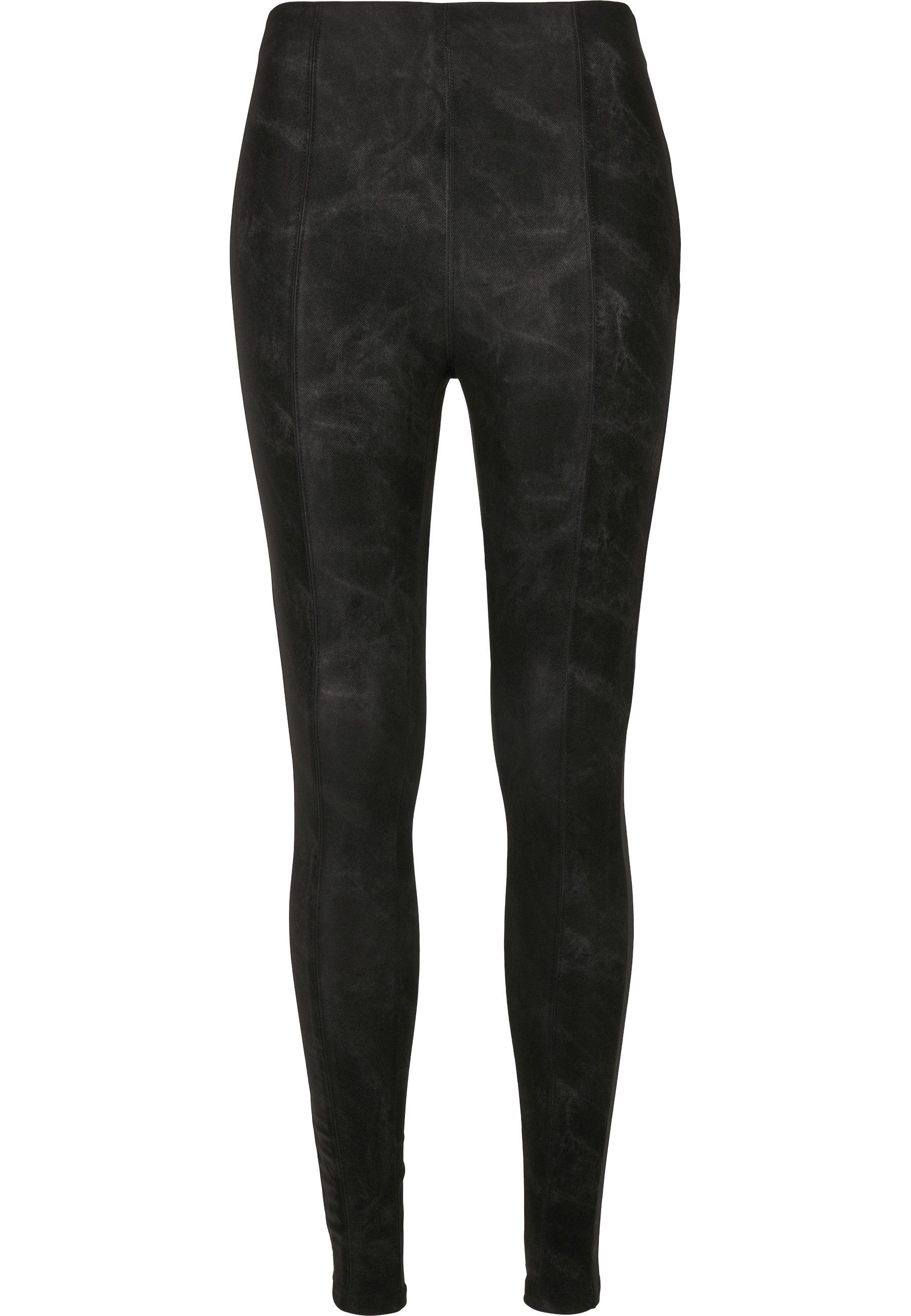 URBAN CLASSICS Leggings Urban Classics Damen Ladies Washed Faux Leather Pan günstig online kaufen