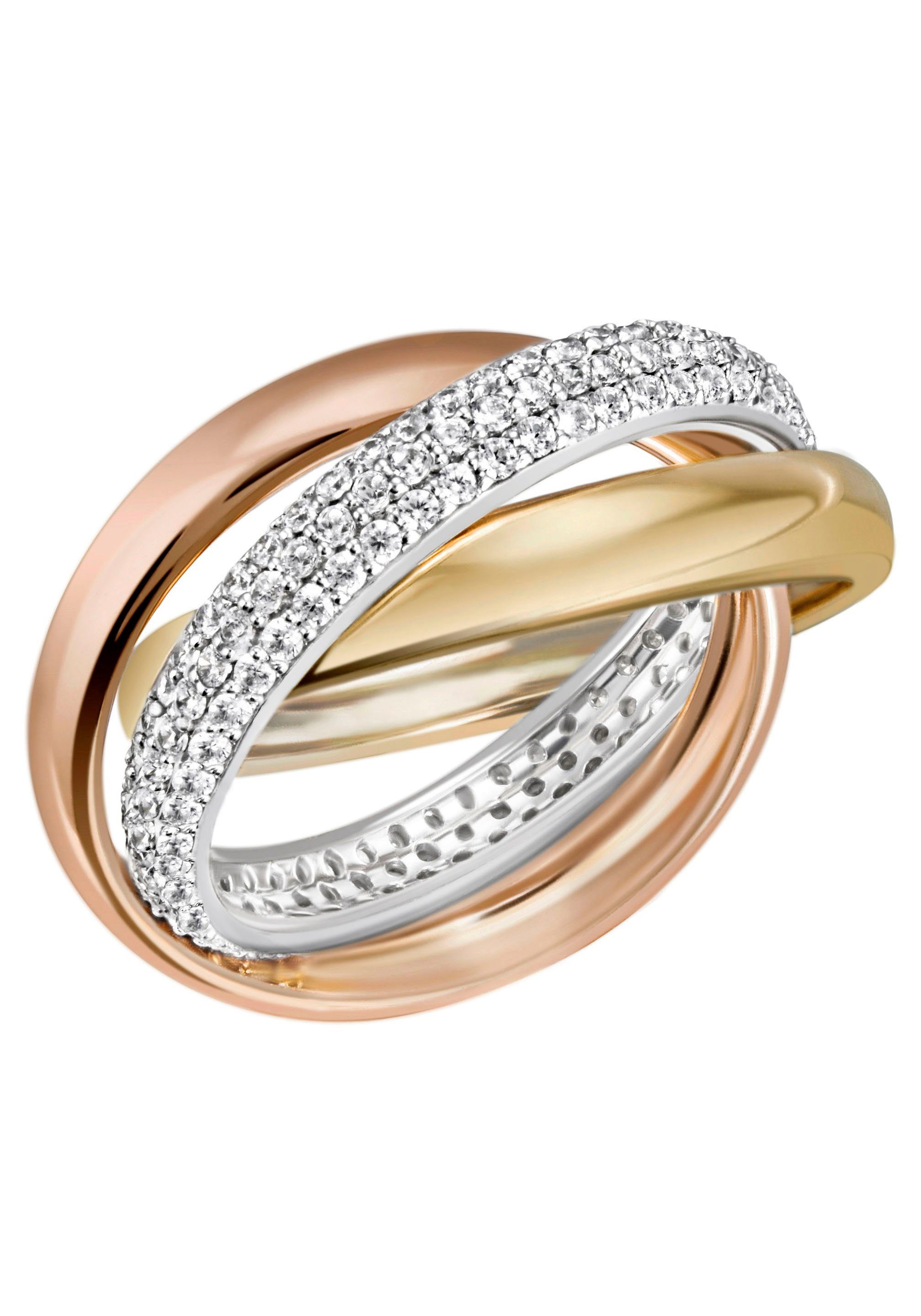 Fingerring Schmuck Geschenk Silber 925 Silberring Verschlungen
