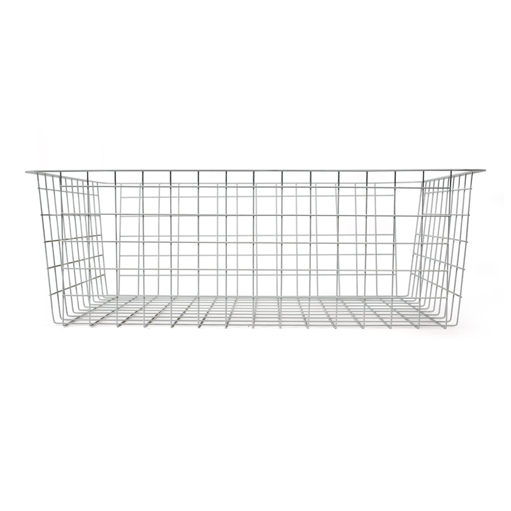 BOOMET Regaleinsatz Drahtkorb - Farbe: Weiß - Stückzahl: 2