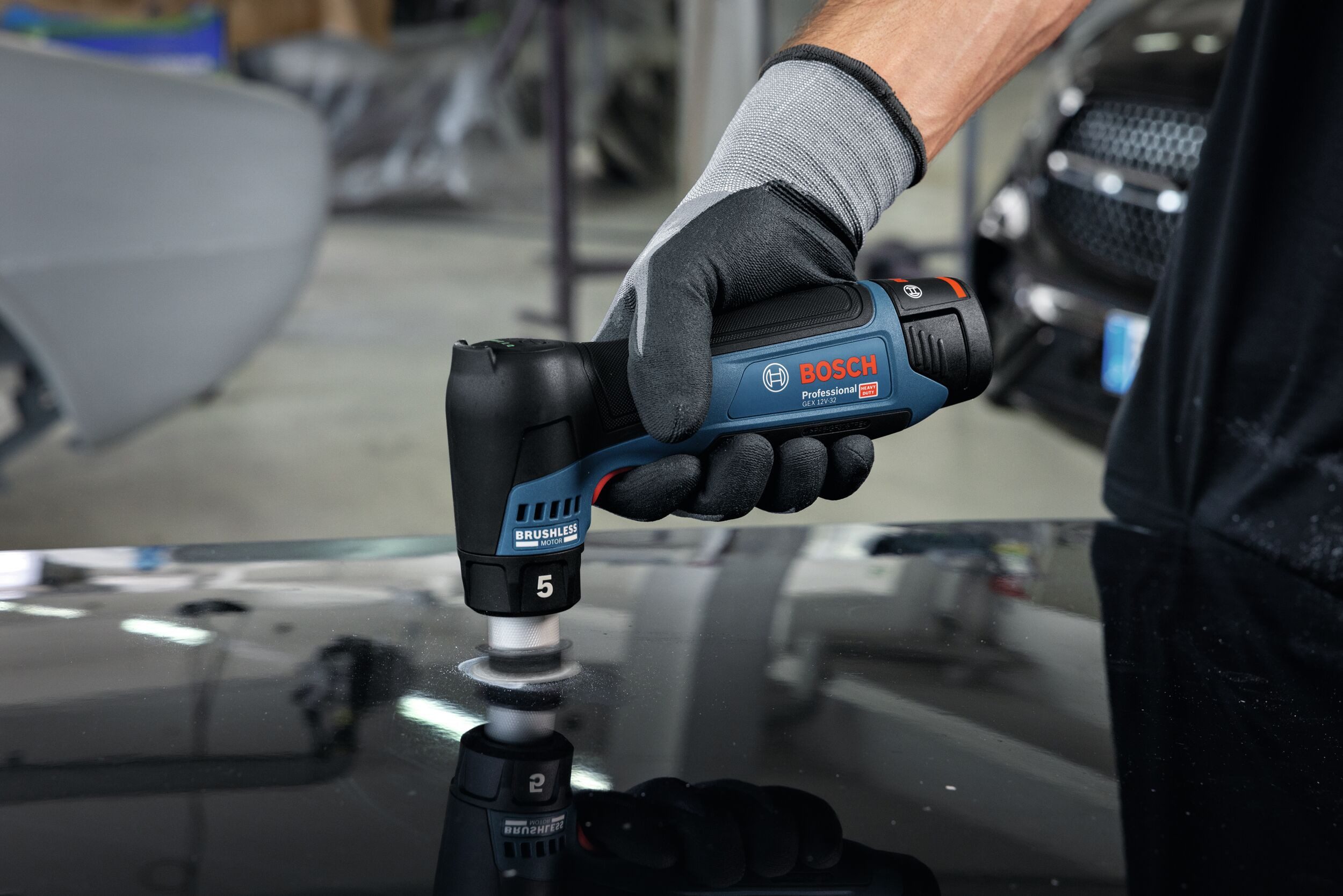 BOSCH Akku-Exzenterschleifer GEX 12V-32, max. 8000 U/min, 16000 U/min, Ohne Akku - im Karton
