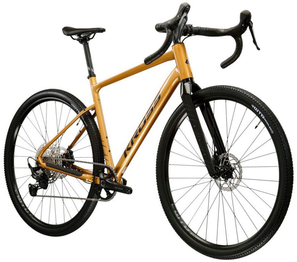 Kross Gravelbike Gravelbike Esker 5.0 GRX 1X12 Grau 12 Gänge, 12 Gang Shimano GRX RX822 Schaltwerk, Kettenschaltung