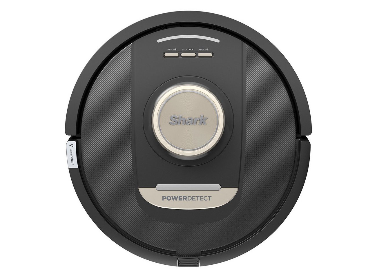Shark Saugroboter PowerDetect NeverTouch Pro, ohne Beutel, App-Steuerbar, Hindernissensor, Rückkehr zur Station, Wischfunktion schwarz