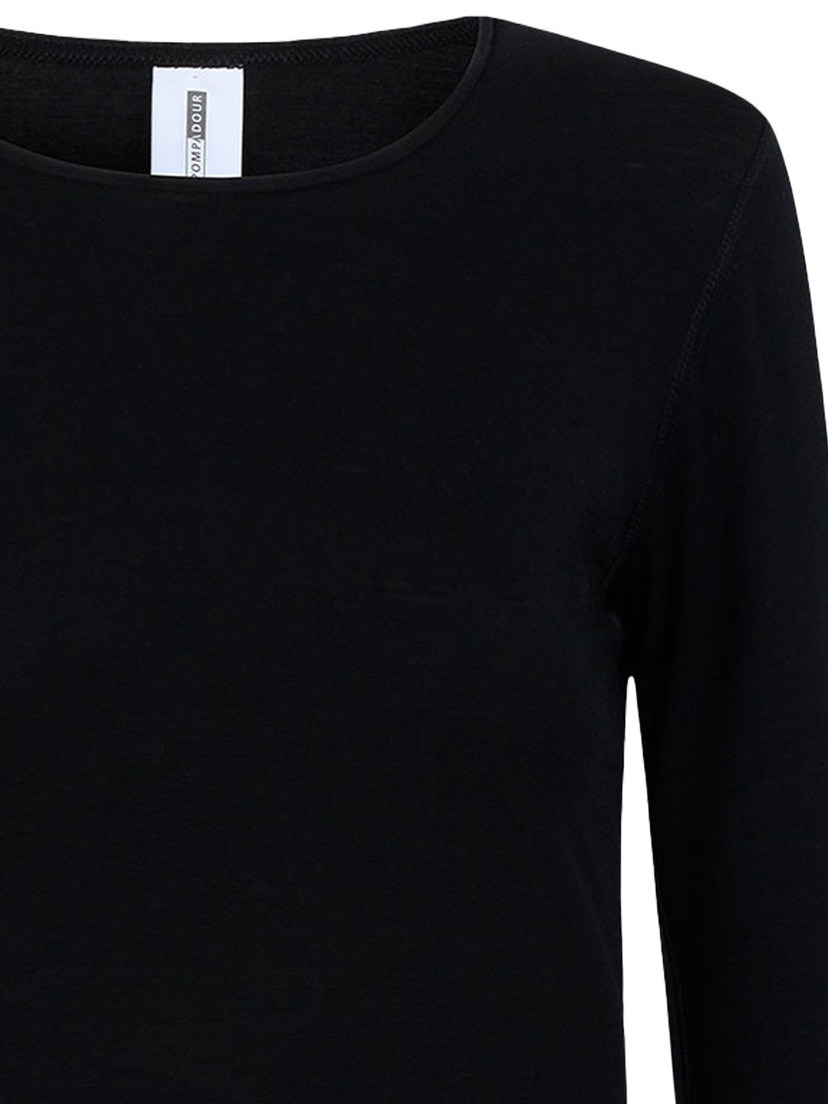 Pompadour Unterhemd Damen langarm Shirt Intime (Stück, 1-St) -