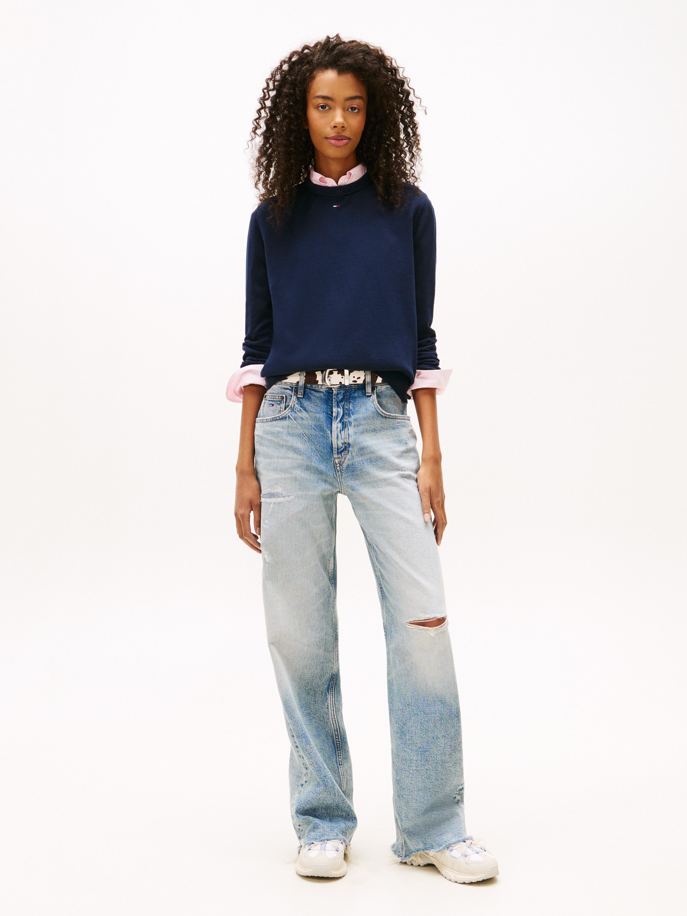 Tommy Jeans Strickpullover TJW ESSENTIAL CREW SWEATER EXT