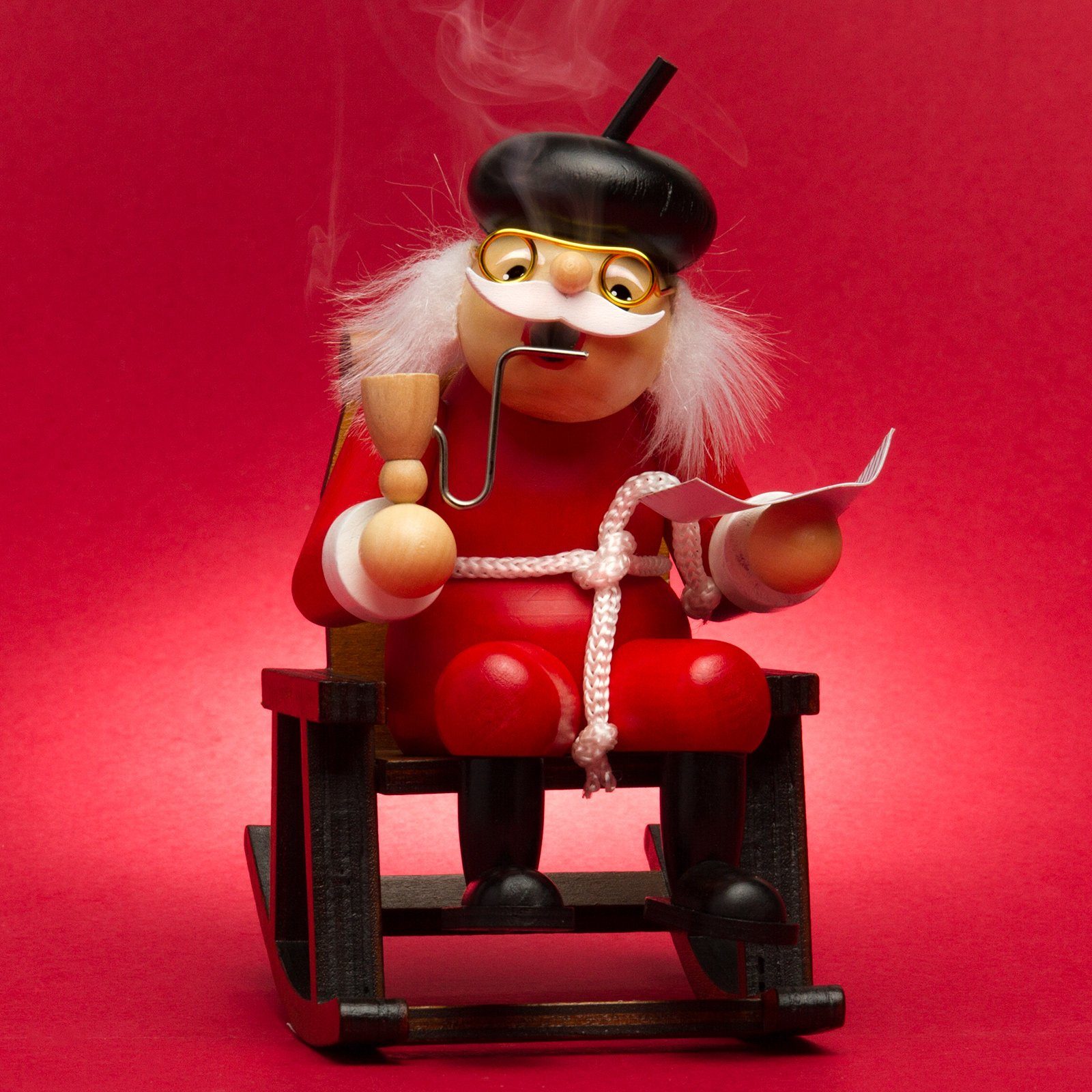 SIKORA Weihnachtsfigur RM-F Räuchermännchen aus Holz Oma oder Opa im Schauk günstig online kaufen