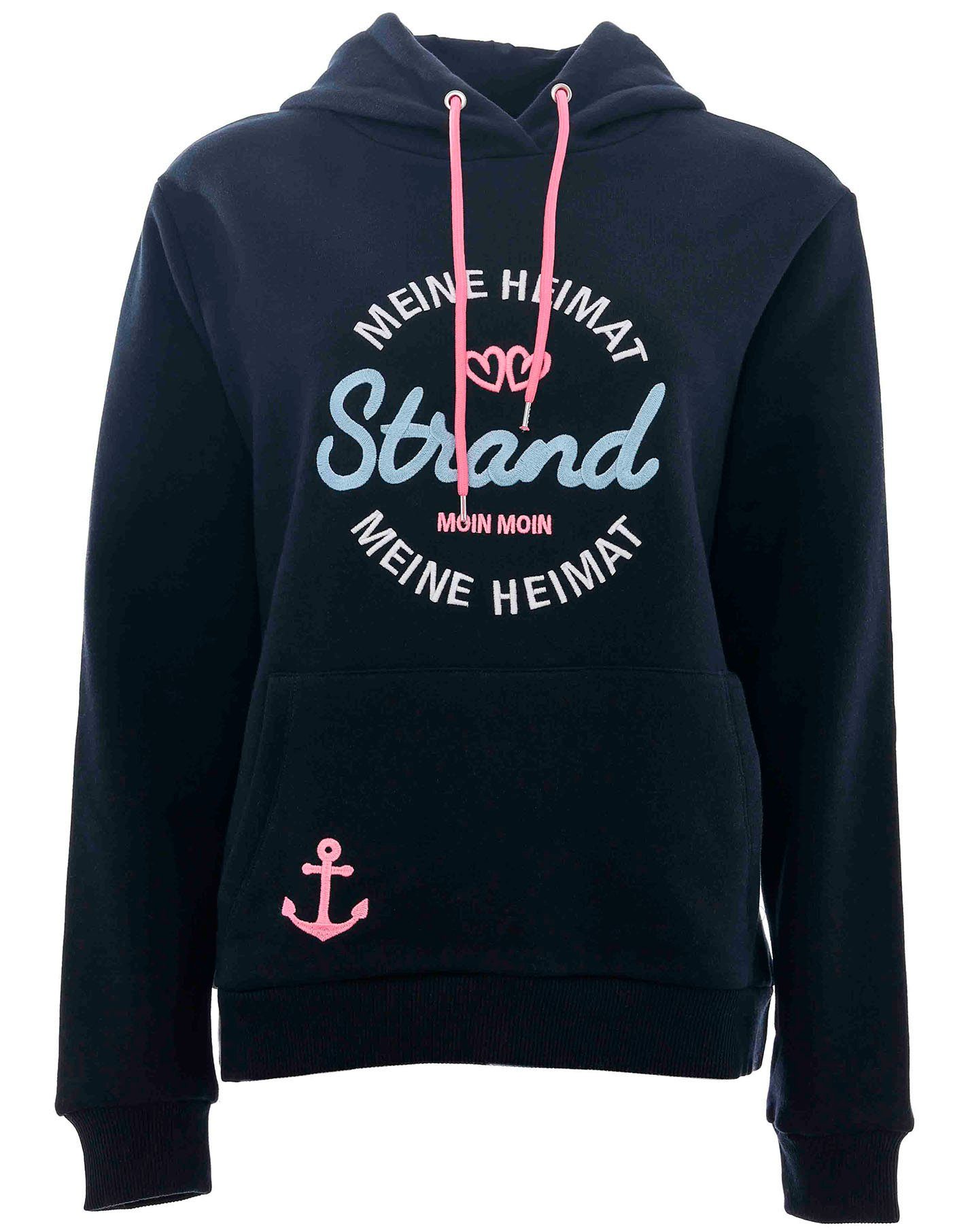 Zwillingsherz Hoodie "Meine Heimat" mit aufgesticktem günstig online kaufen