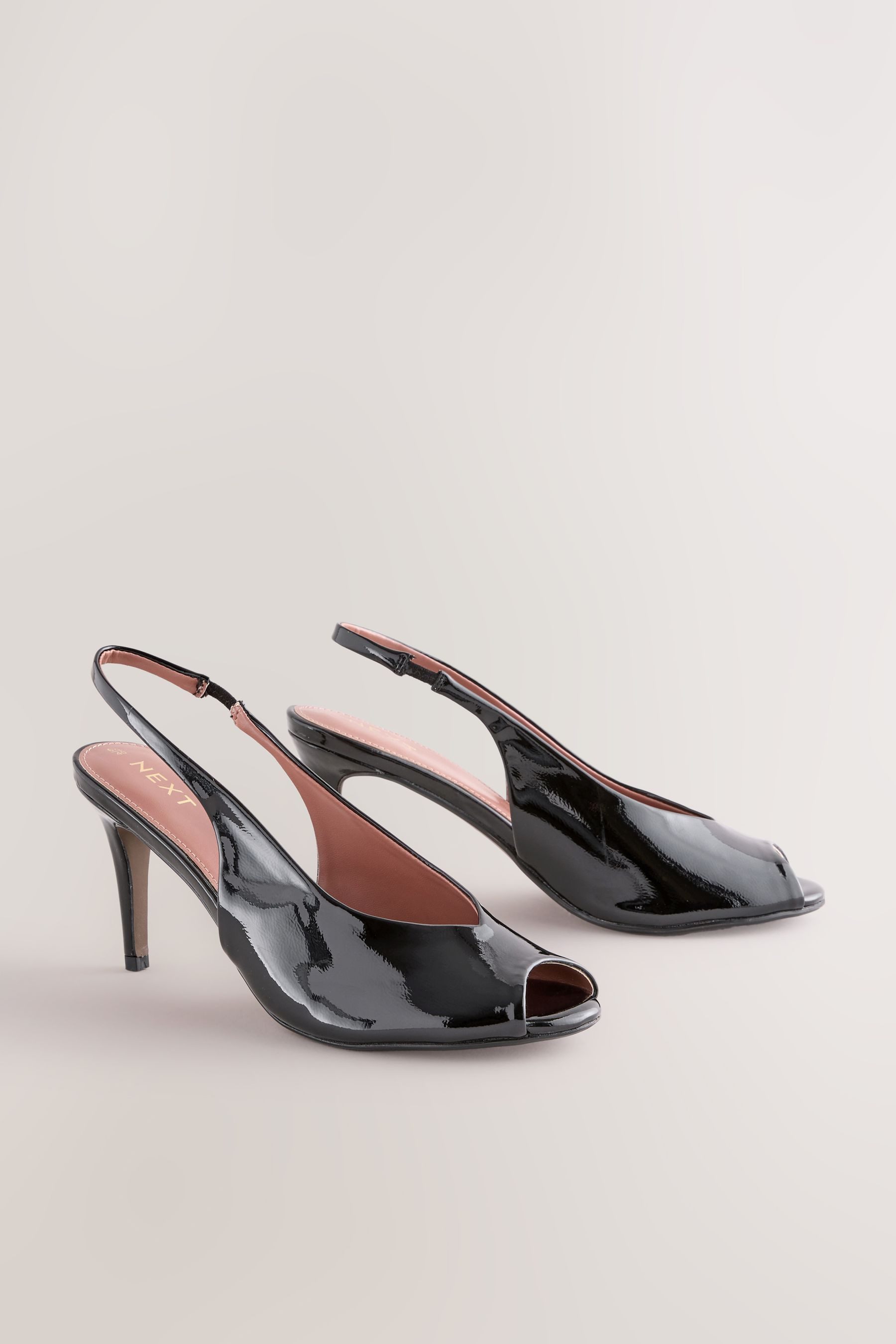 Next Zehenfreie Slingbacks mit Absatz Slingsandalette (1-tlg)