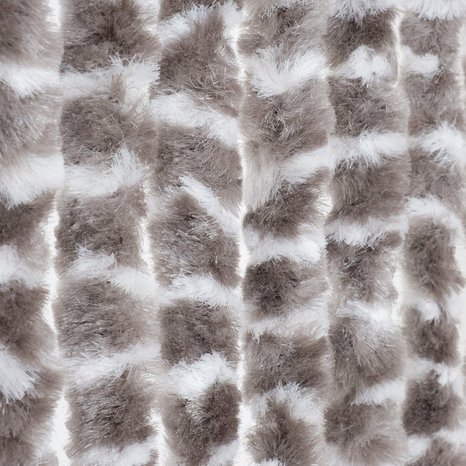 Türvorhang Flauschvorhang 100 x 200 cm taupe