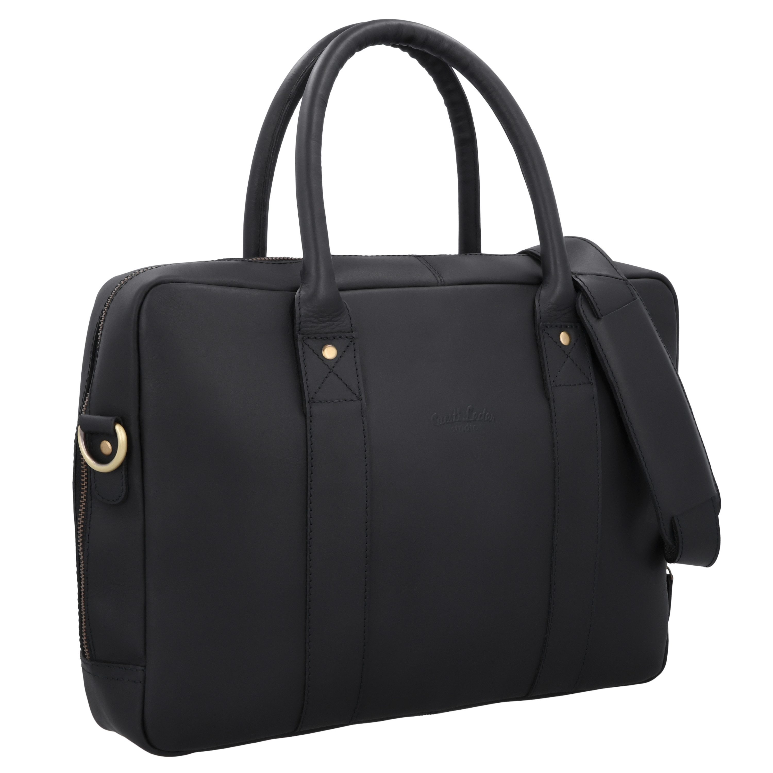Gusti Leder Umhängetasche Gusti Leder messenger bag Fynn Aktenordner (1-tlg), Aktenordner
