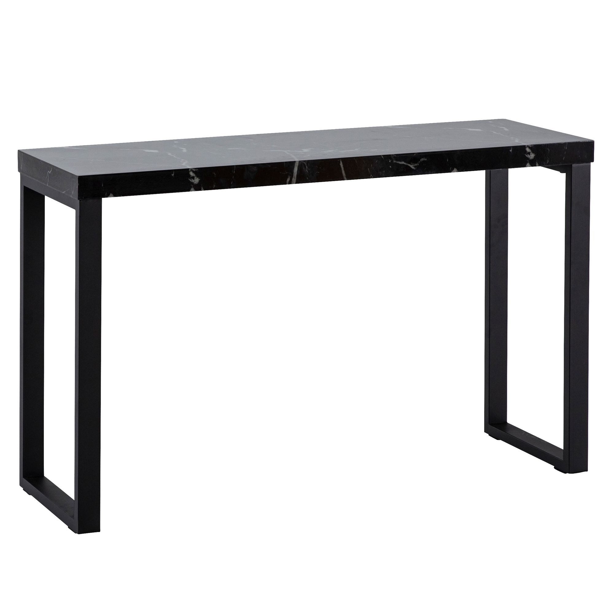 FINEBUY Konsolentisch FB103276 (Marmor-Optik Schwarz 120 günstig online kaufen