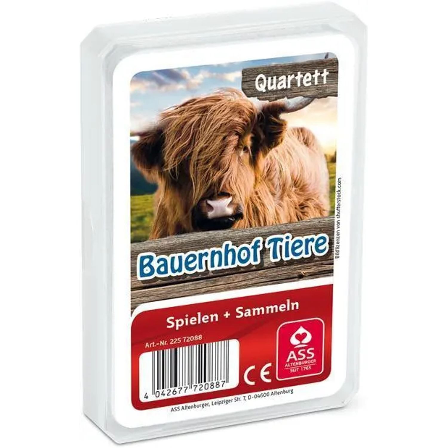 Cartamundi Spiel Tier-Quartett - Bauernhof Tiere