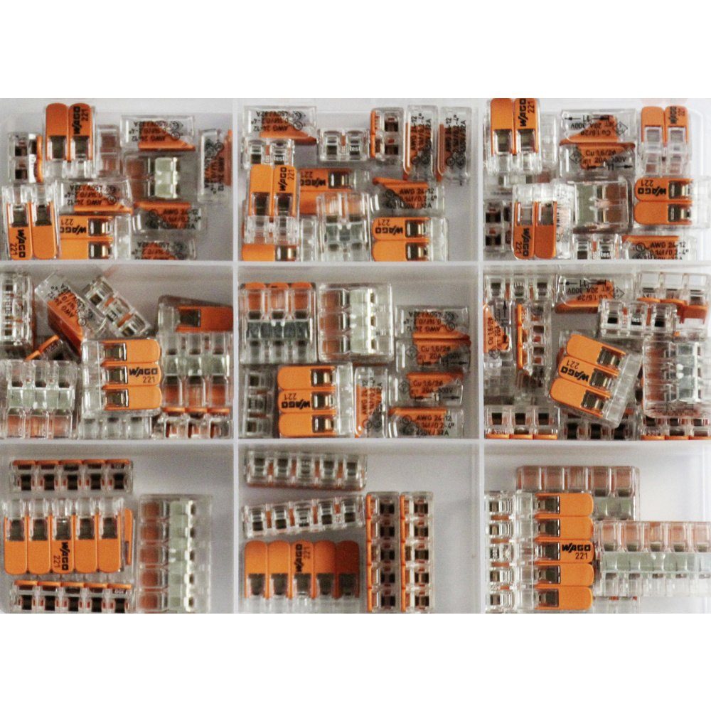 WAGO Verbindungsklemme WAGO WA-741-644 Verbindungsklemmen-Sortiment flexibel: 0.14-4 mm² sta