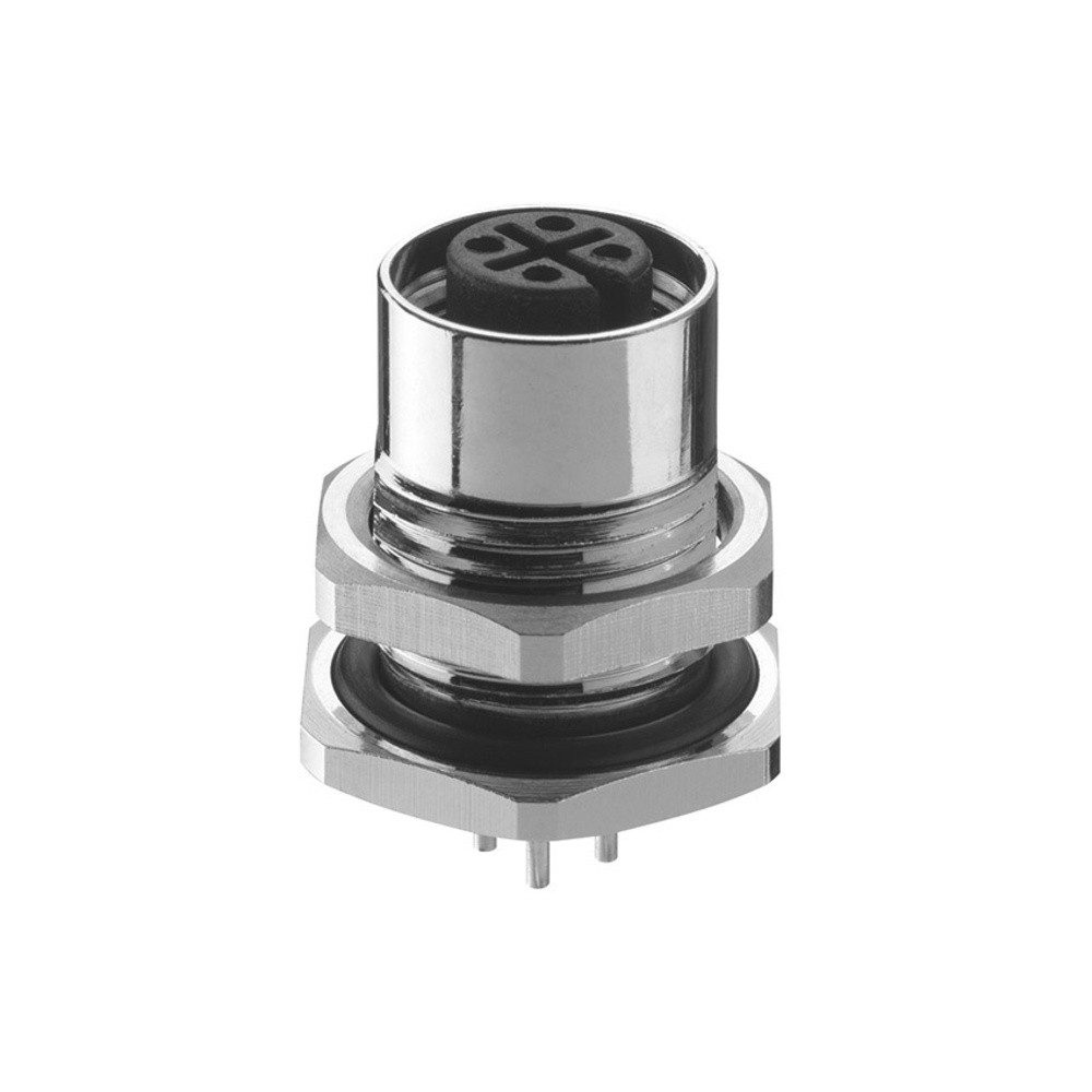 Lutronic Steckdose Lutronic 1228 Sensor-/Aktor-Einbausteckverbinder M12 Buchse, Einbau P, 1221 04 T9CP