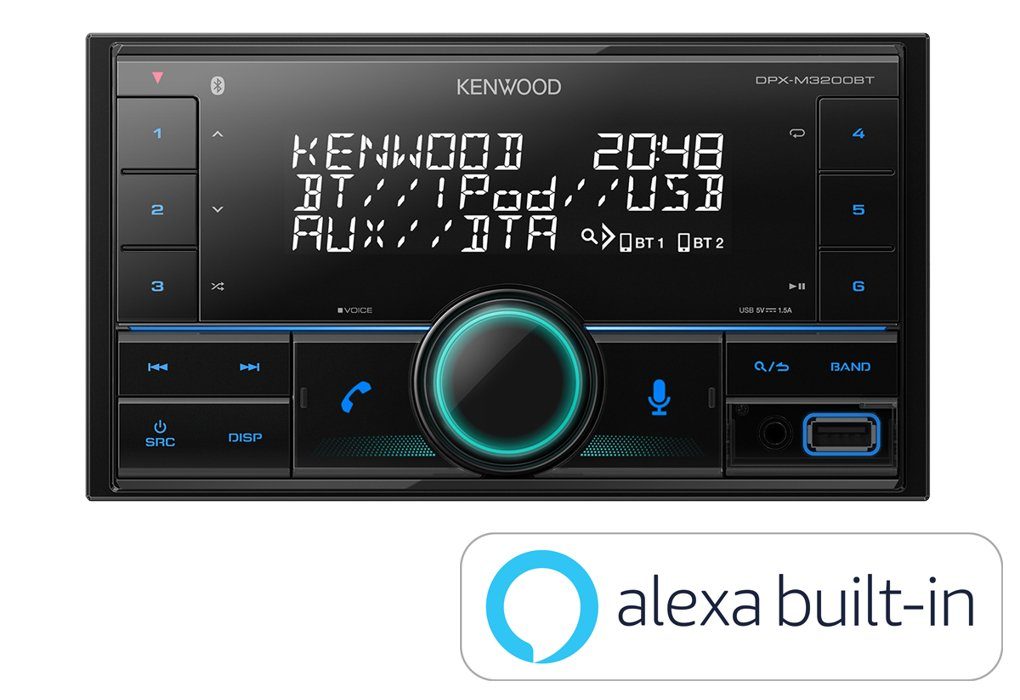 Kenwood »DPX-M3200BT 2-DIN mit Bluetooth & Amazon Alexa USB Digital«  Autoradio online kaufen | OTTO