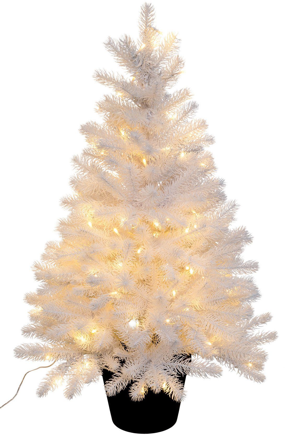 Creativ light Künstlicher Christbaum, künstlicher Im Weihnachtsdeko, Tannenbaum, Topf Weihnachtsbaum