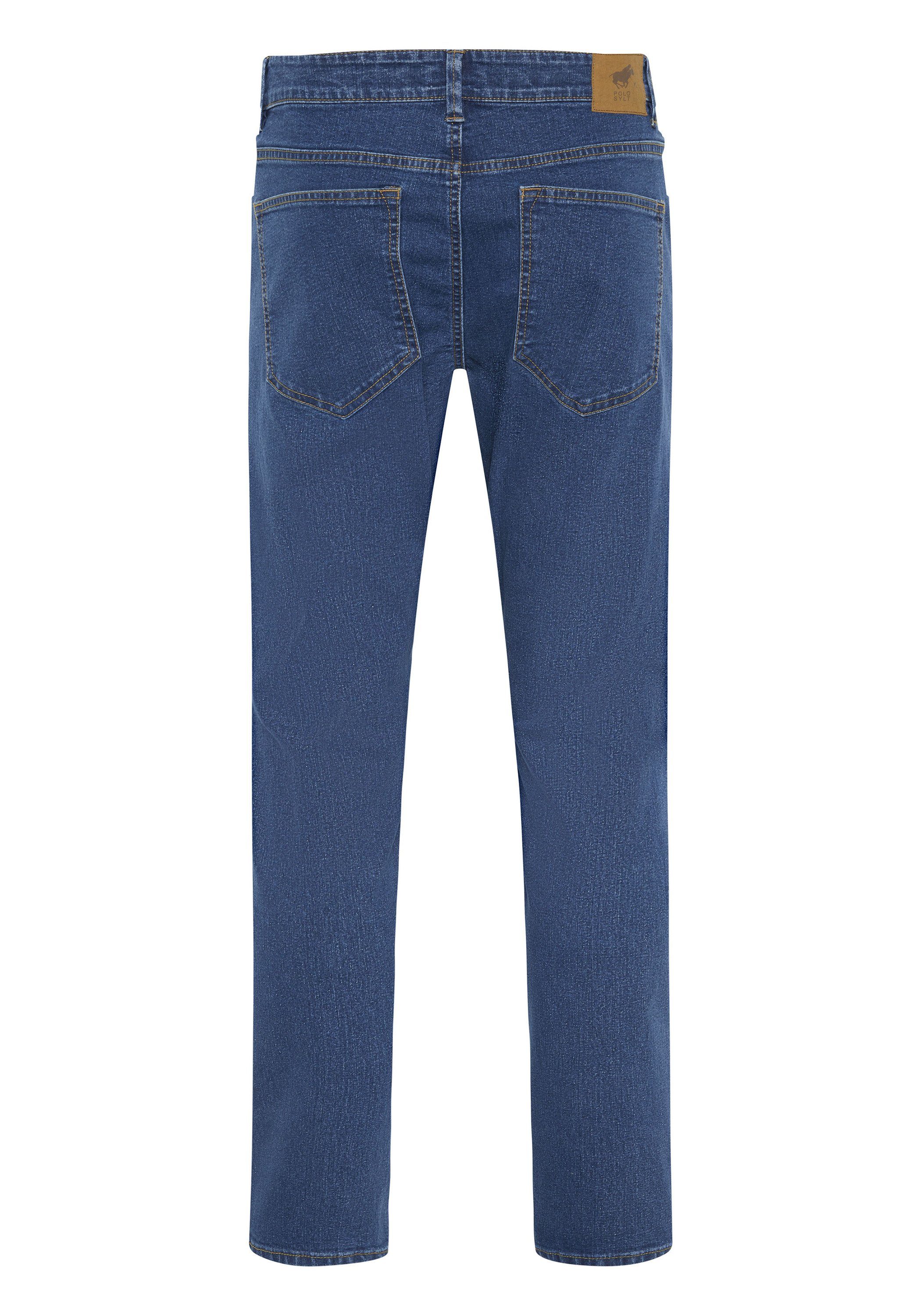 Polo Sylt Slim-fit-Jeans im Look dezent verwaschenen