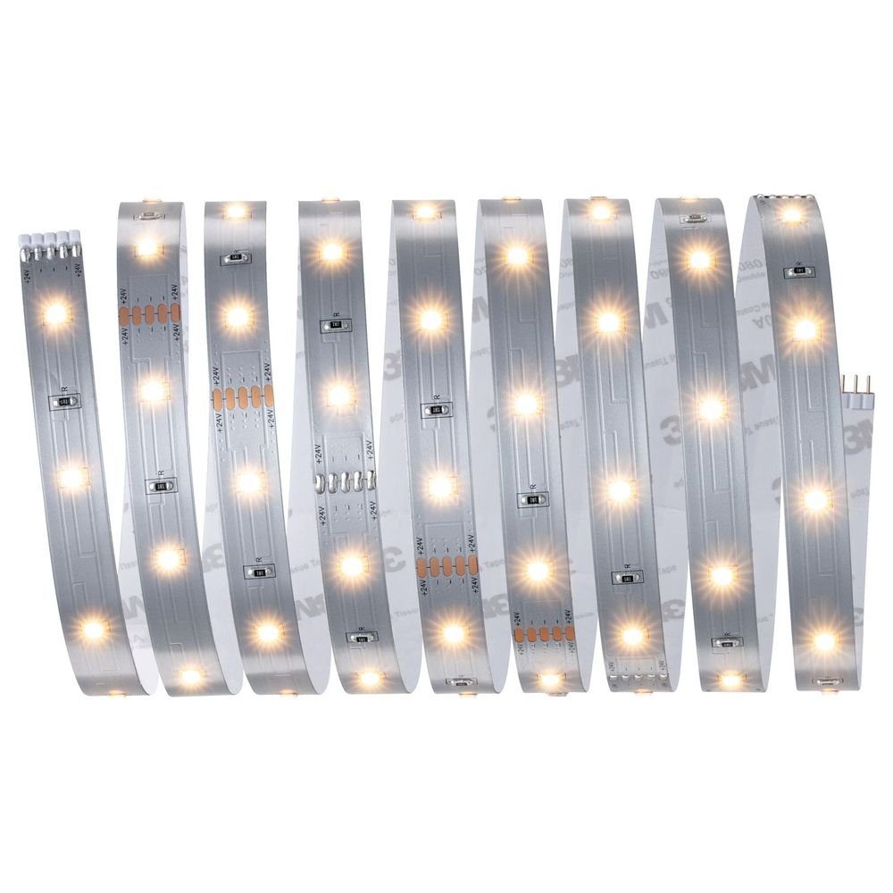 Paulmann LED Stripe LED Strip MaxLED Erweiterung in Silber 10W 750lm 2700K 2500mm, 1-flammig, LED Streifen