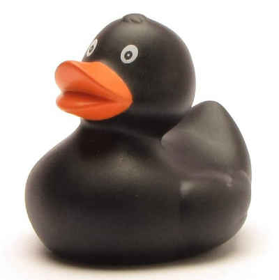 Duckshop Badespielzeug Quietscheentchen schwarz 6 cm - Badeente