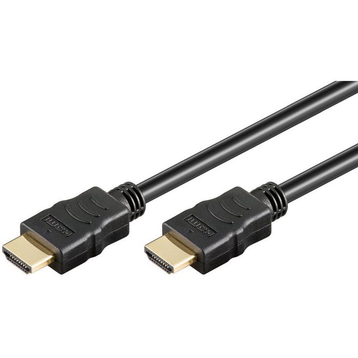 Goobay High-Speed HDMI Kabel mit Ethernet HDMI-Stecker T HDMI-Kabel