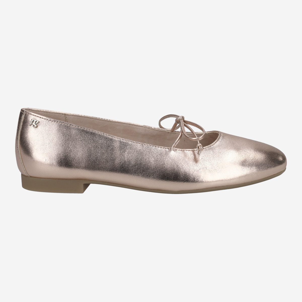 Paul Green 1142-037, Ballerina in Rosé, metallik für Damen Ballerina