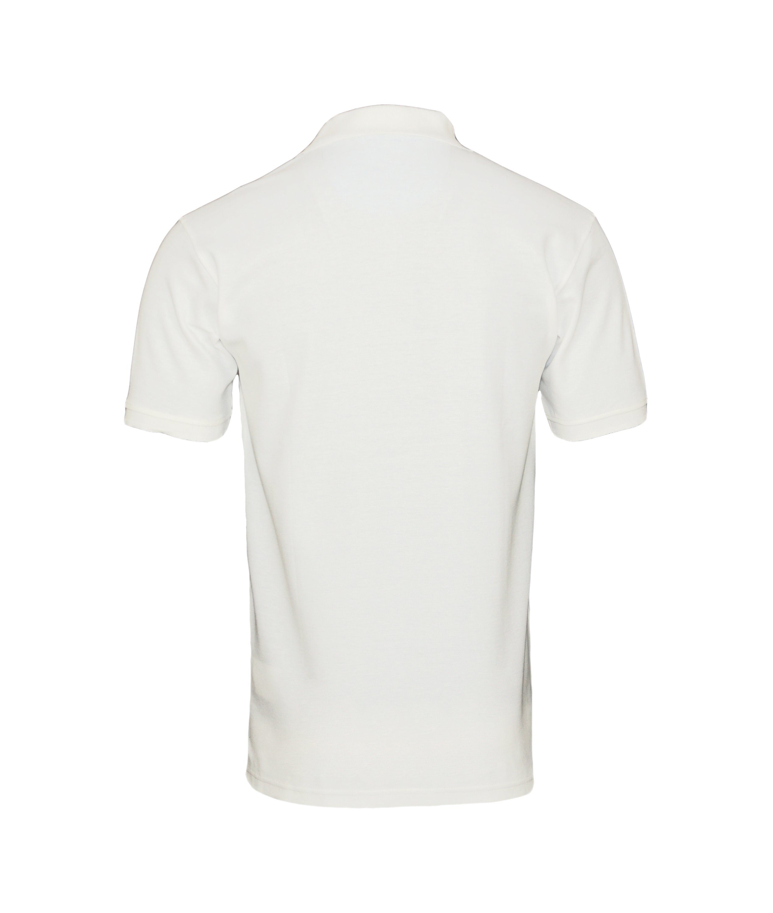 Shirt Shortsleeve weiss (1-tlg) Basic Polo Polo U.S. Assn Poloshirt Poloshirt