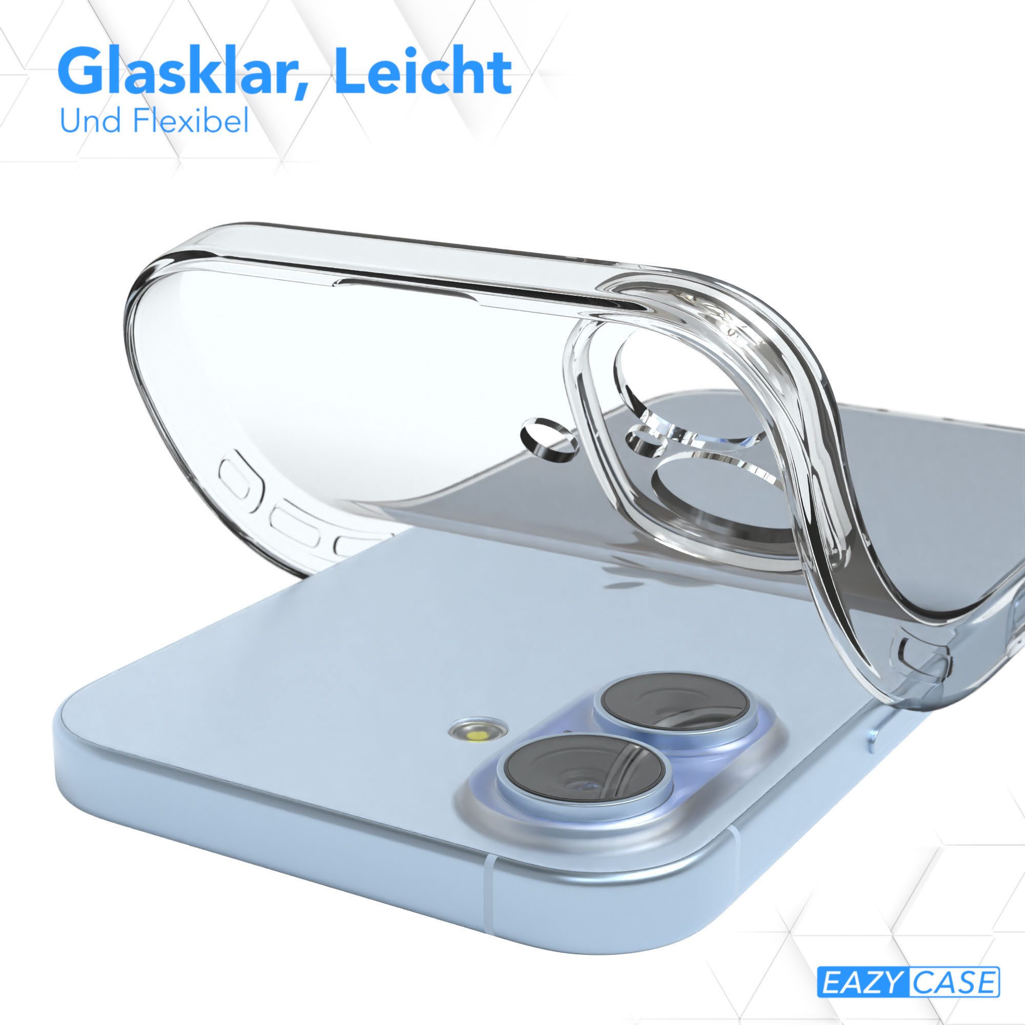 EAZY CASE Handyhülle Slimcover Clear für Apple iPhone 17 Serie 6,3 Zoll, Hülle für Apple iPhone 17 Ultra Dünn Silikon Backcover TPU Handyhülle – Bild 5 von 5