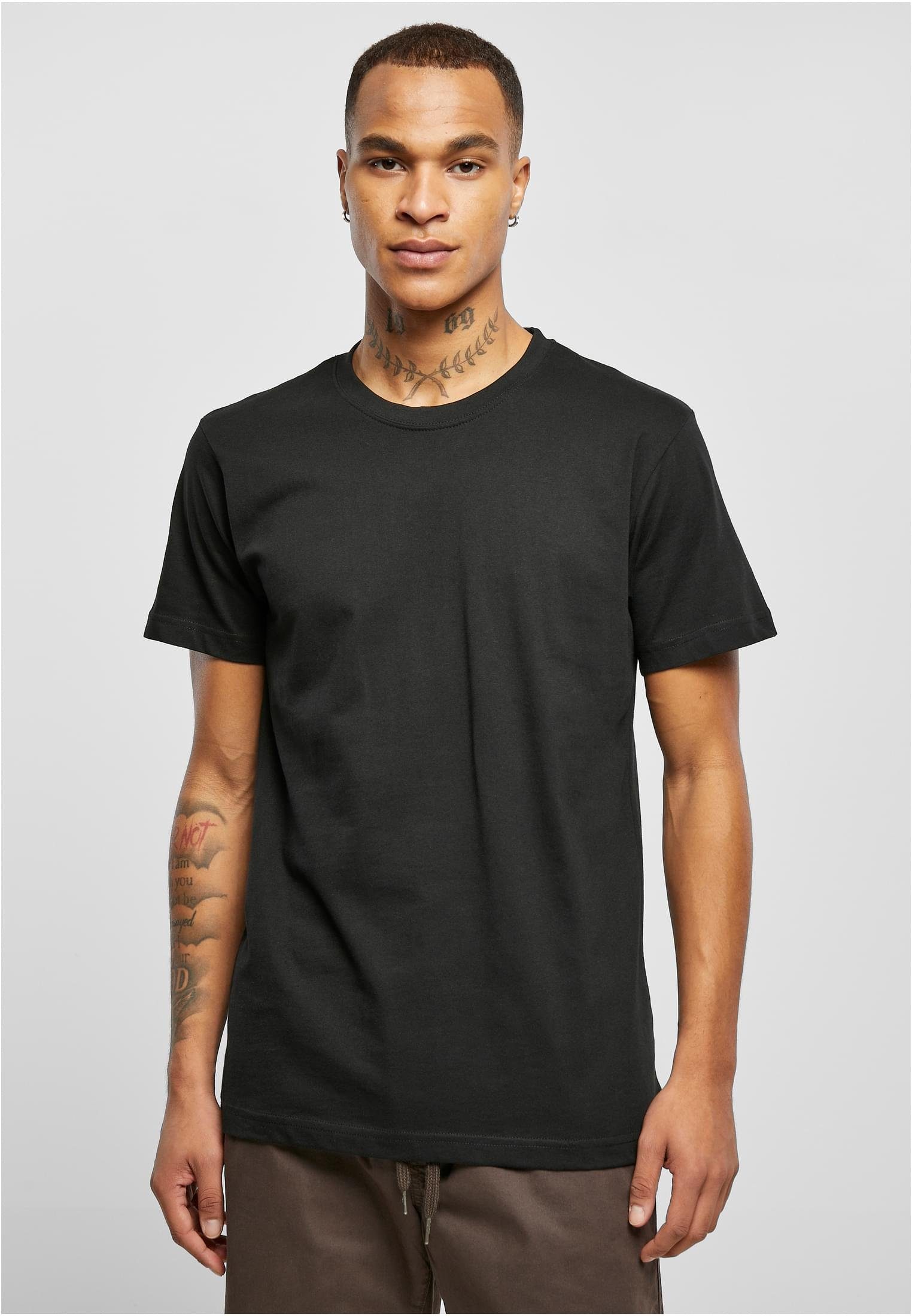 Basic T-Shirt (1-tlg) CLASSICS black Tee T-Shirt URBAN