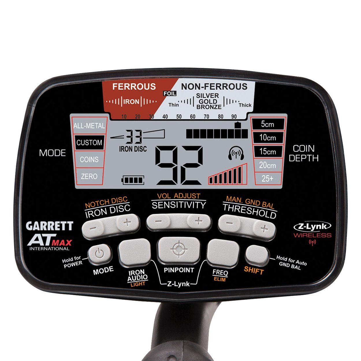 Garrett Metalldetektor AT MAX Z-Lynk Komplettset