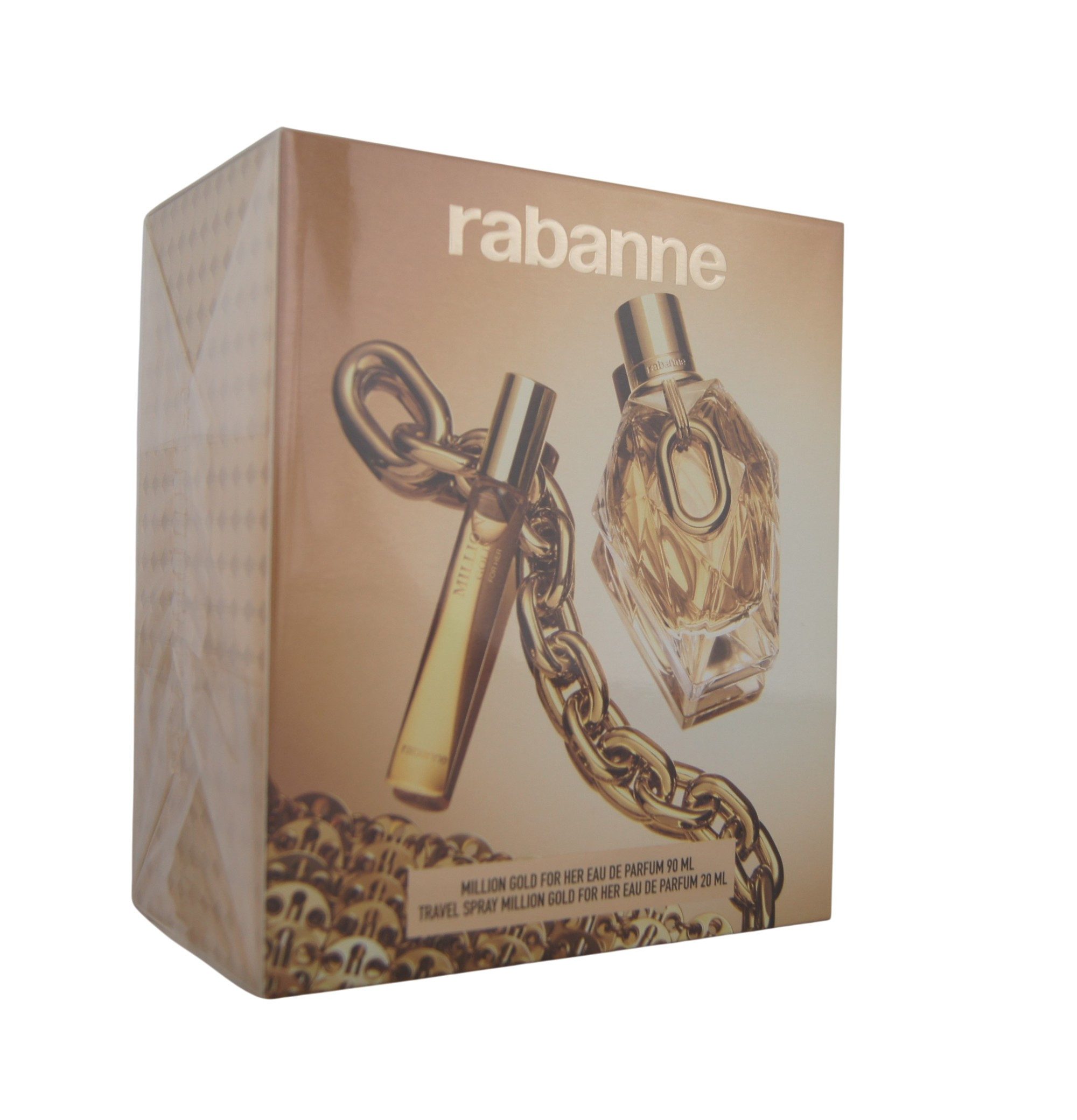paco rabanne Duft-Set Paco Rabanne Million Gold For Her Eau de Parfum edp 90ml + EDP 20ml, 1-tlg.