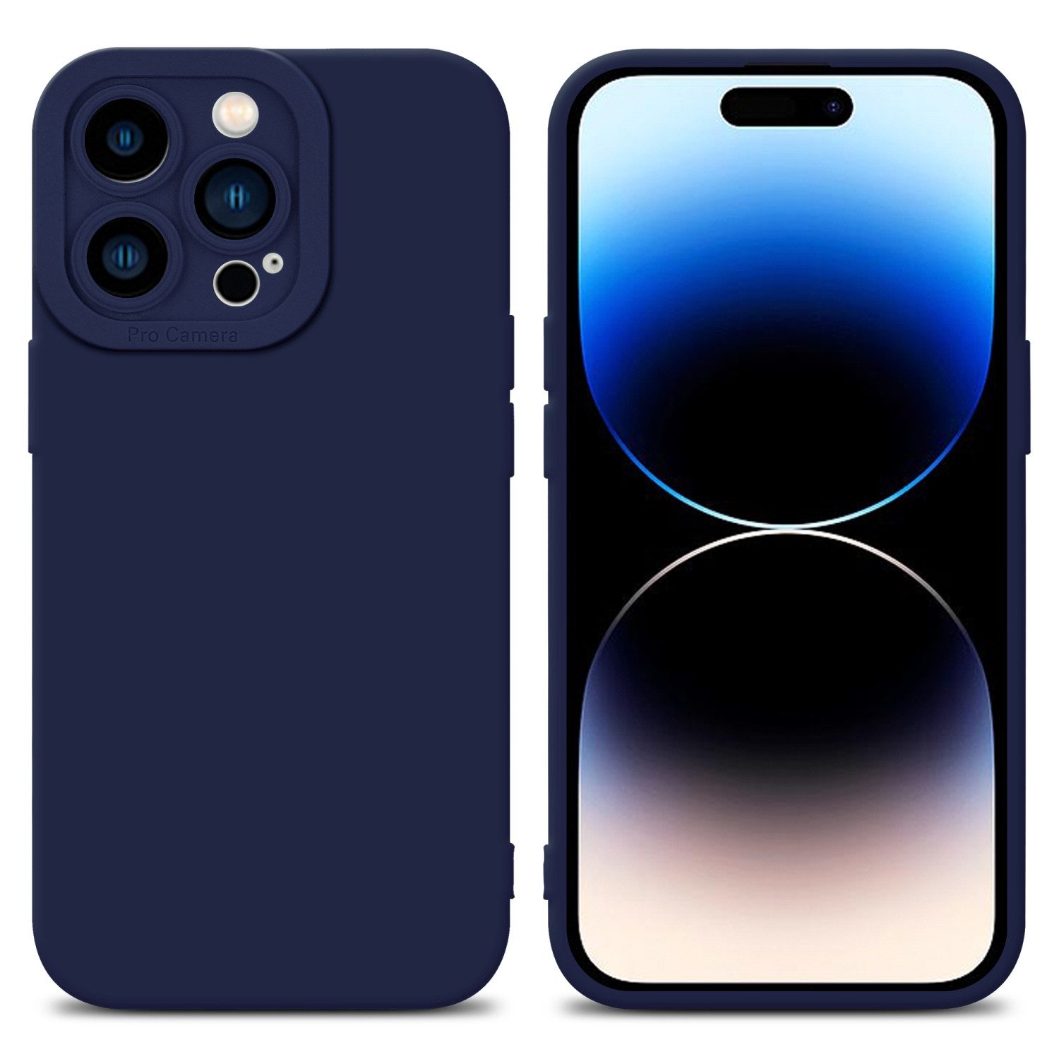 Cadorabo Handyhülle für iPhone 14 PRO MAX Hülle Apple iPhone 14 PRO MAX, Hülle Schutzhülle TPU Silikon Case Cover