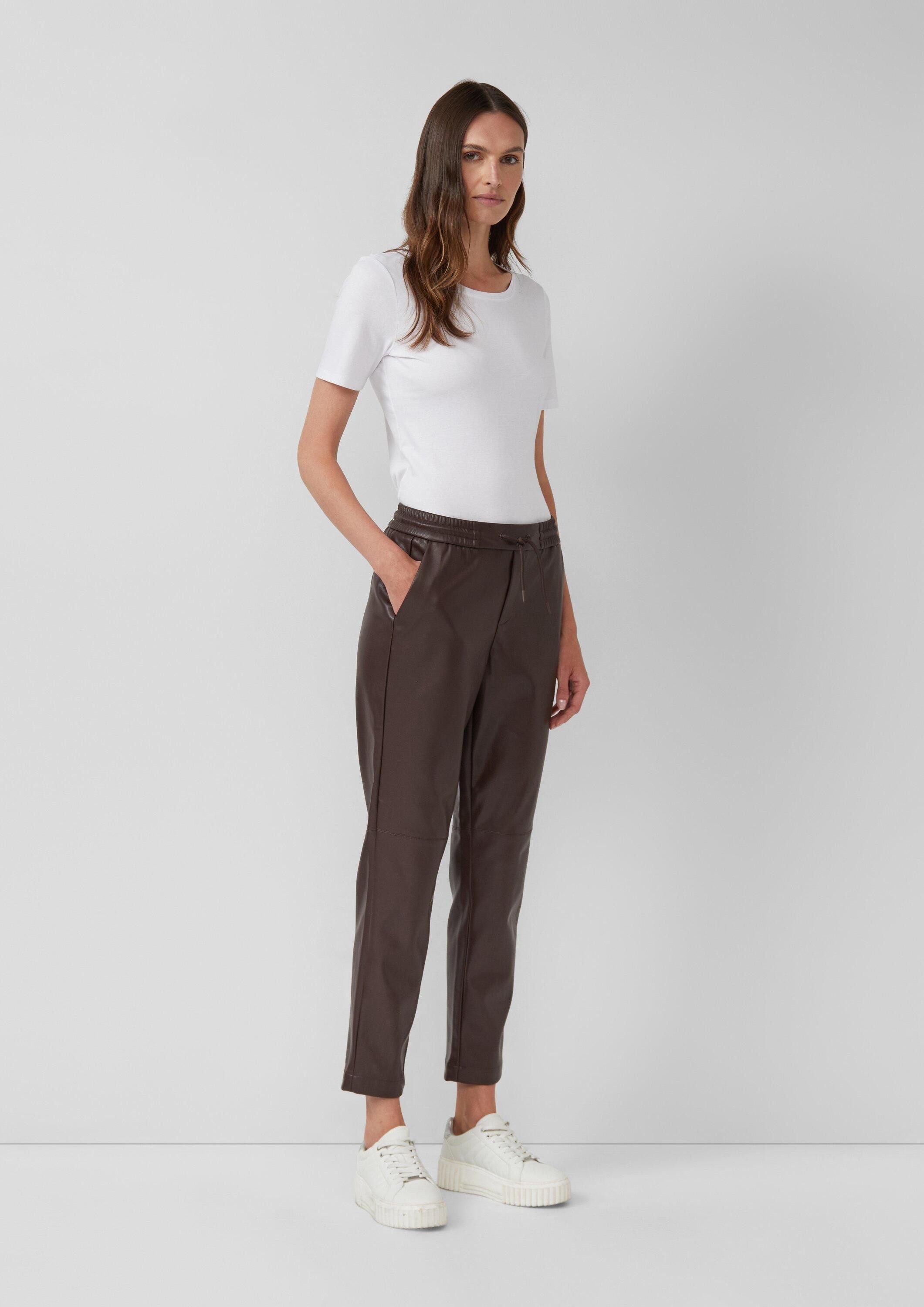 s.Oliver 7/8-Hose Hose Weiche 7/8-Hose aus Kunstleder günstig online kaufen