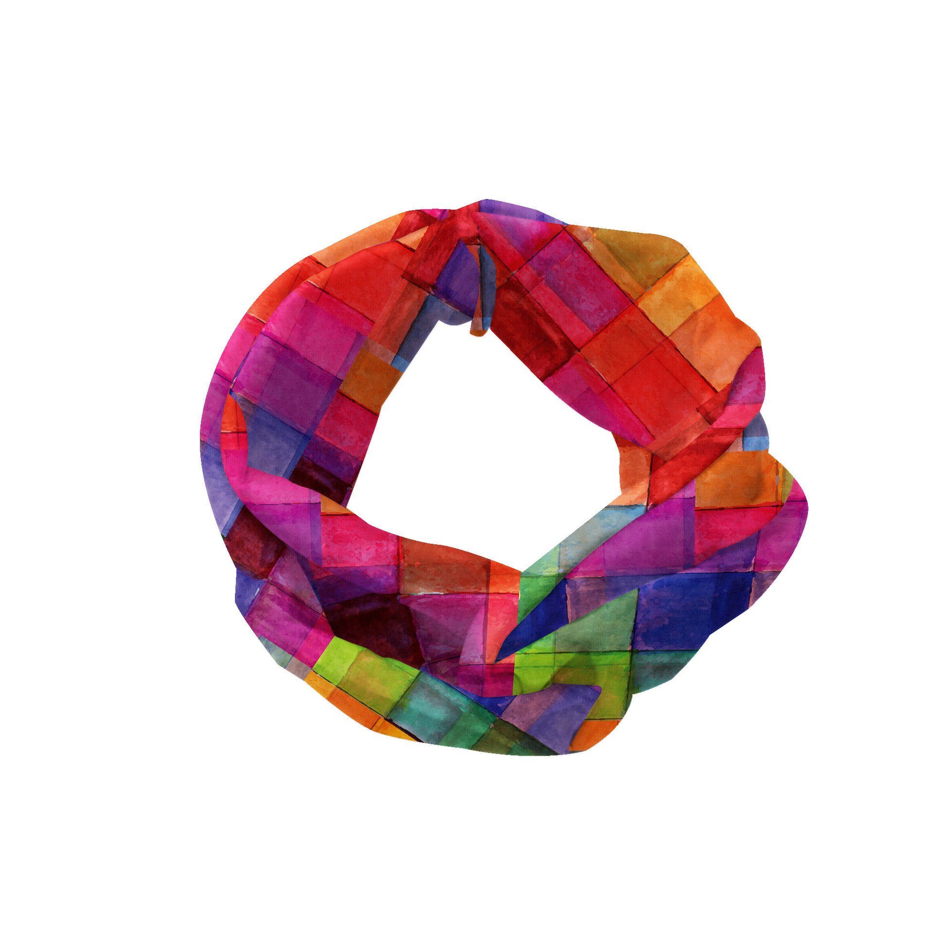 Regenbogen-Farben-Quadrate accessories Angenehme Elastisch alltags Abakuhaus Abstrakt und Stirnband