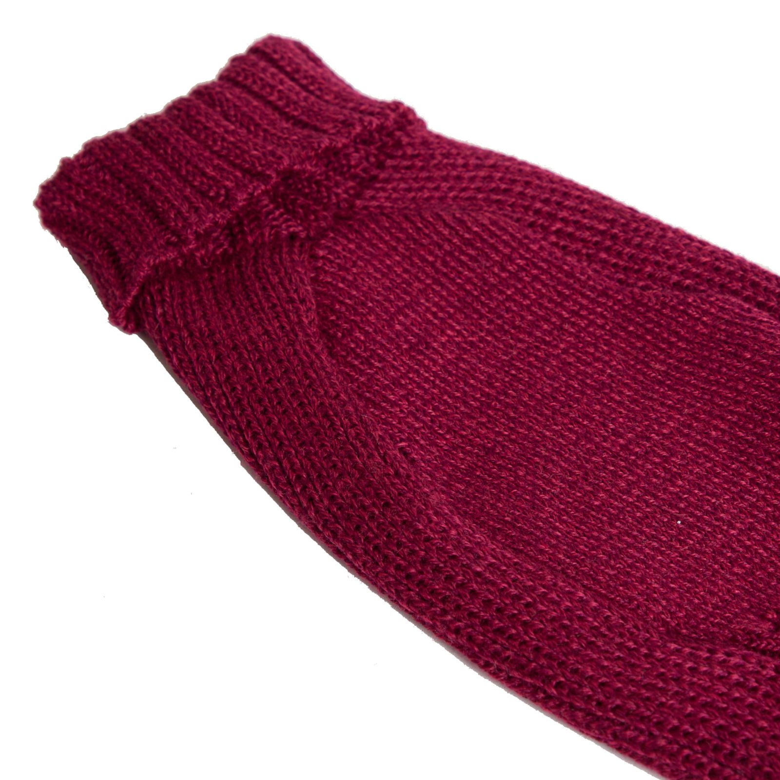 Fashion Dog Hundepullover Strickpullover für Hunde, rubinrot