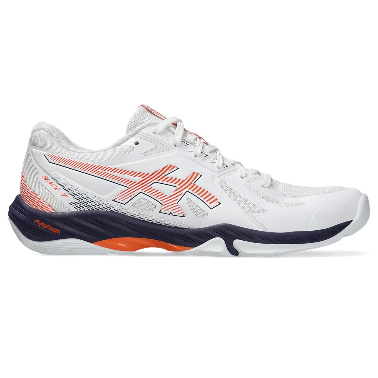Asics BLADE FF WHITE/NOVA ORANGE Hallenschuh