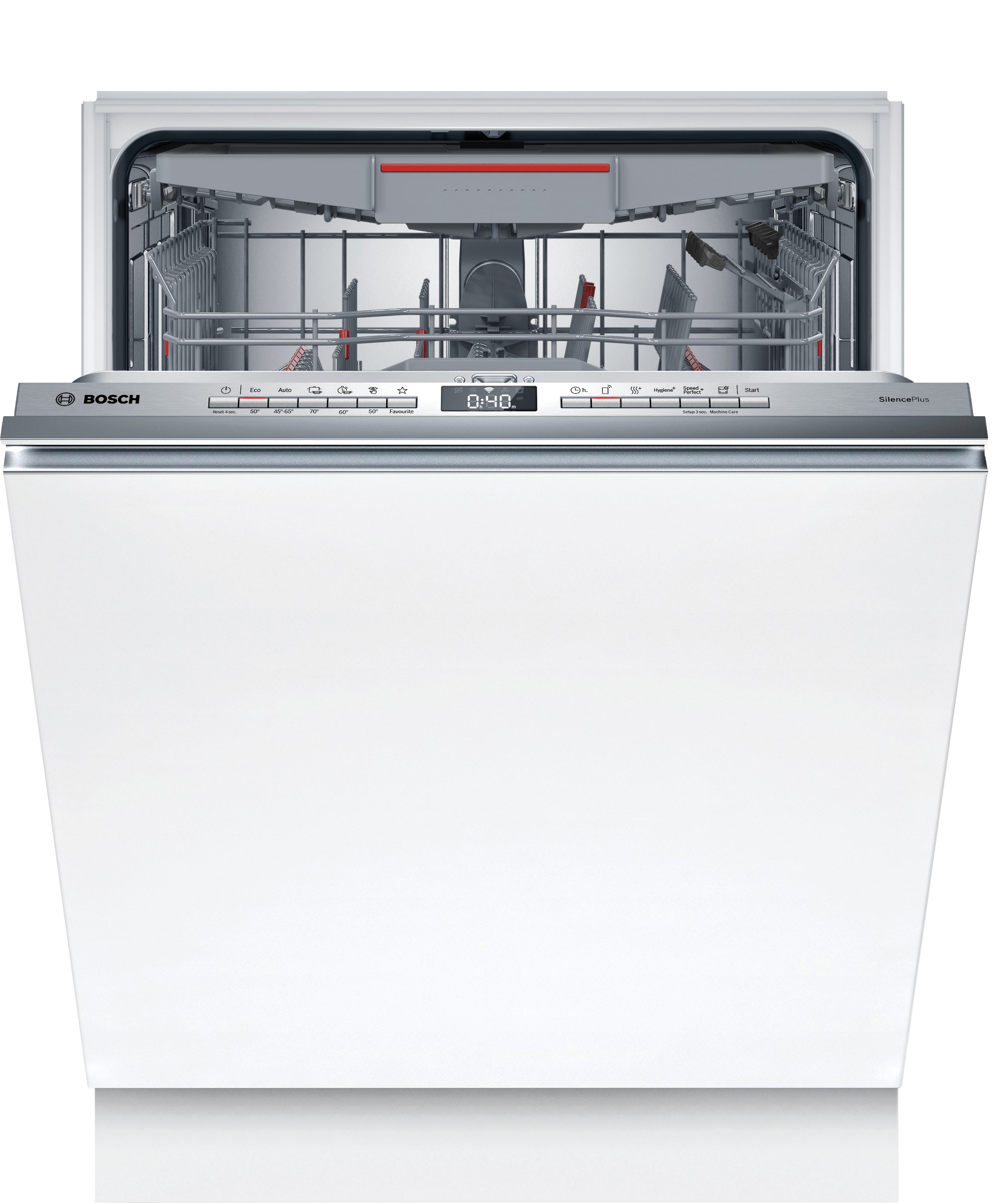 BOSCH vollintegrierbarer Geschirrspüler Serie 4 SMV4ECX32E, 14 Maßgedecke, Info Light - erlischt bei Beendigung des Spülvorgangs, flexible Körbe