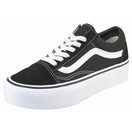 Vans Old Skool Platform Plateausneaker aus textilem Canvas-Material