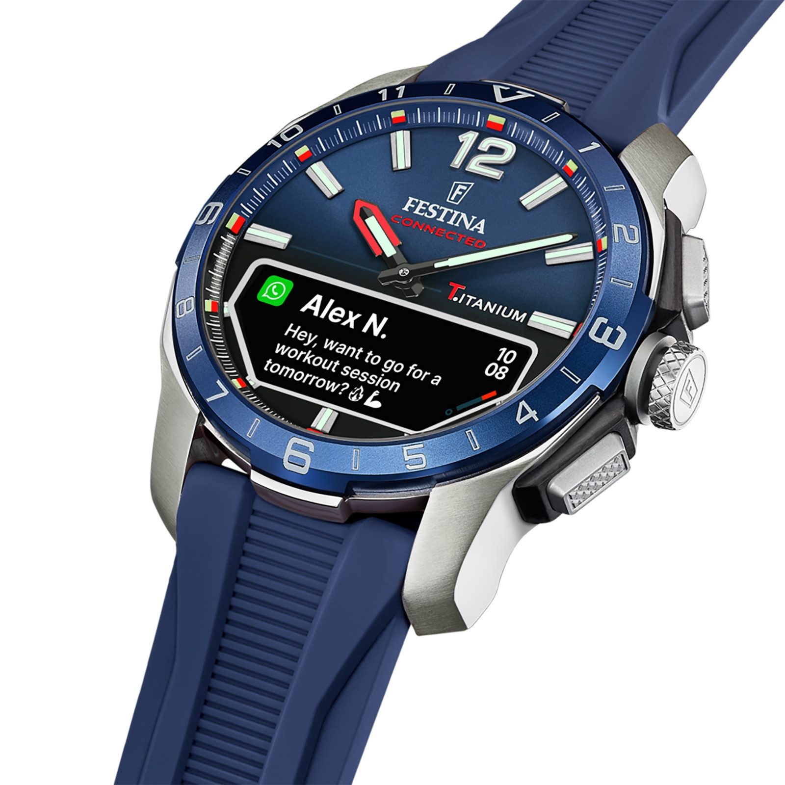 Festina Multifunktionsuhr Festina Herrenuhr Silikon blau günstig online kaufen