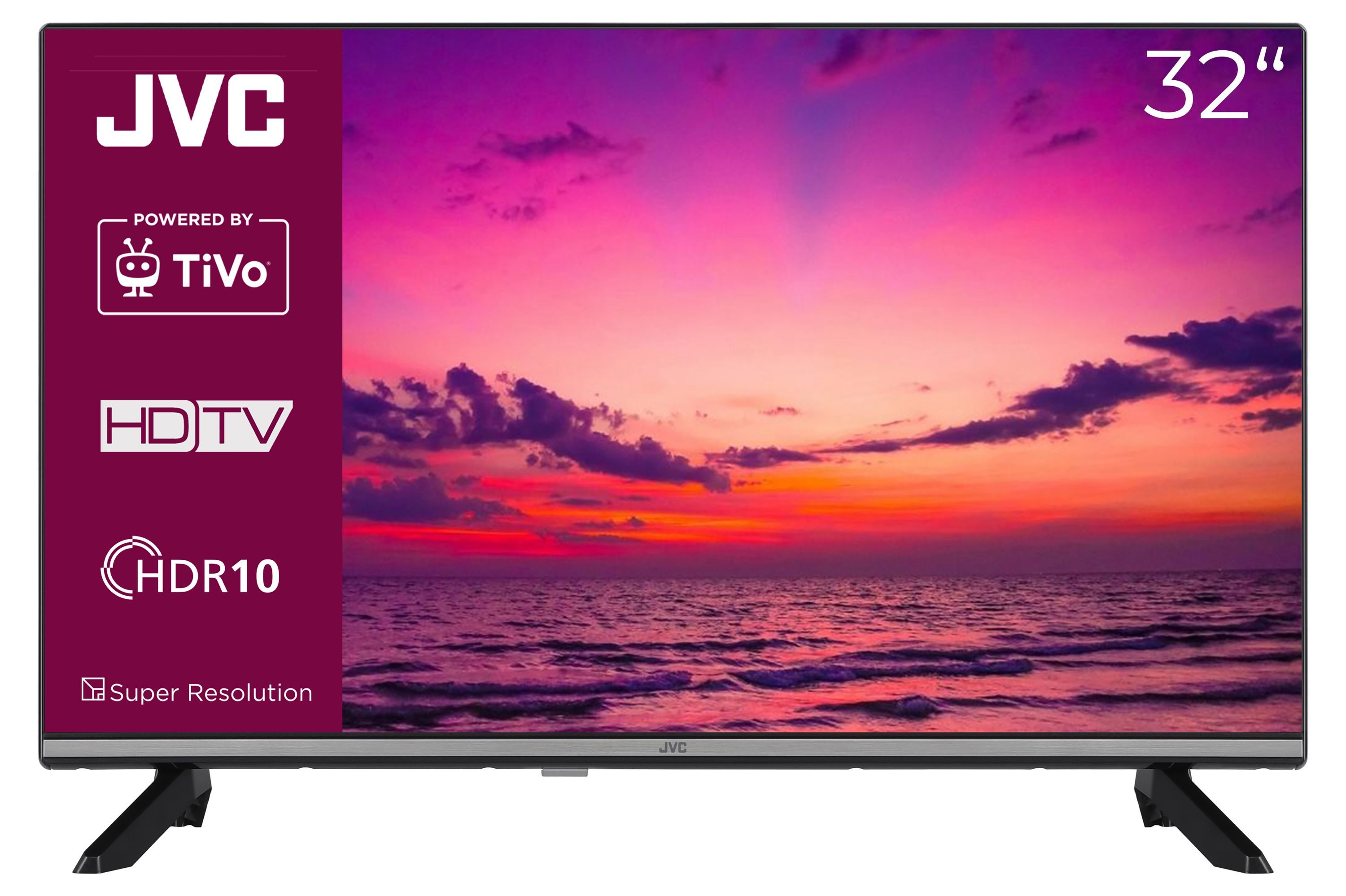 JVC LT-32VH7555 LCD-LED Телевизоры (80 cm/32 Zoll, HD-ready, Smart TV powered by TiVo, Smart TV powered by TiVo, HDR, Triple-Tuner)