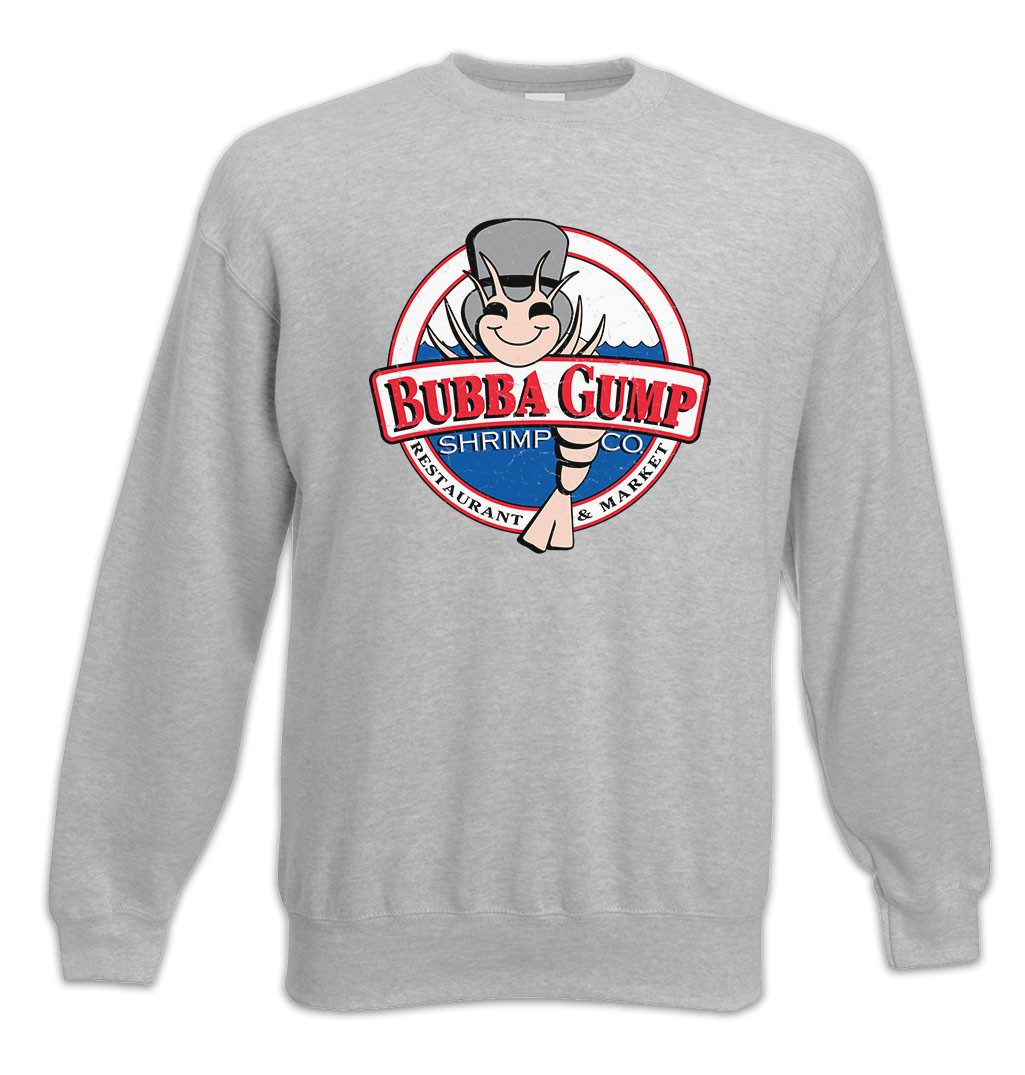 Sweatshirt Bubba Gump Logo Sweatshirt Forrest Garnelen Shrimping Co Retro Film