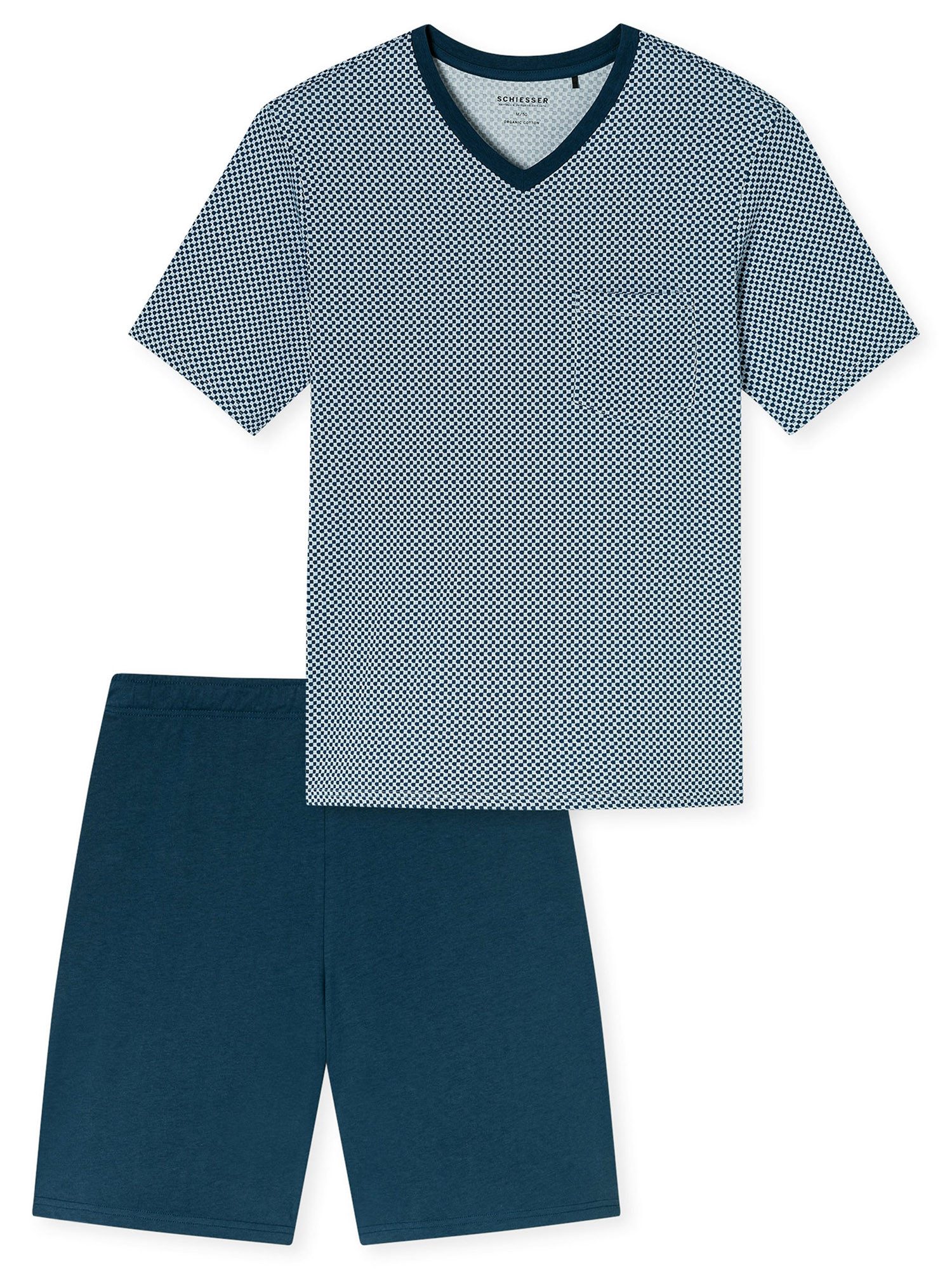Schiesser Pyjama V-Ausschnitt - Comfort Nightwear günstig online kaufen